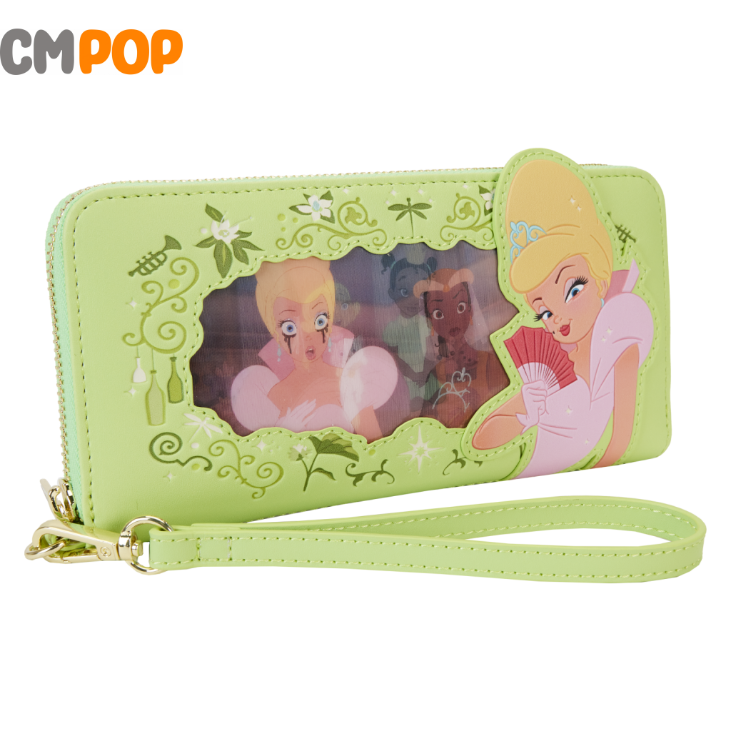 Princess And The Frog Tiana Lenticular Zip Around Wristlet Wallet - Disney Loungefly
