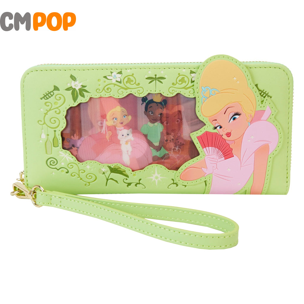 Princess And The Frog Tiana Lenticular Zip Around Wristlet Wallet - Disney Loungefly
