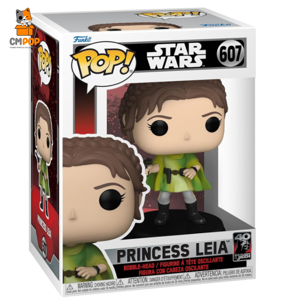 Princess Leia (Bh) Rotj 40Th - #607 Funko Pop! Star Wars Pop