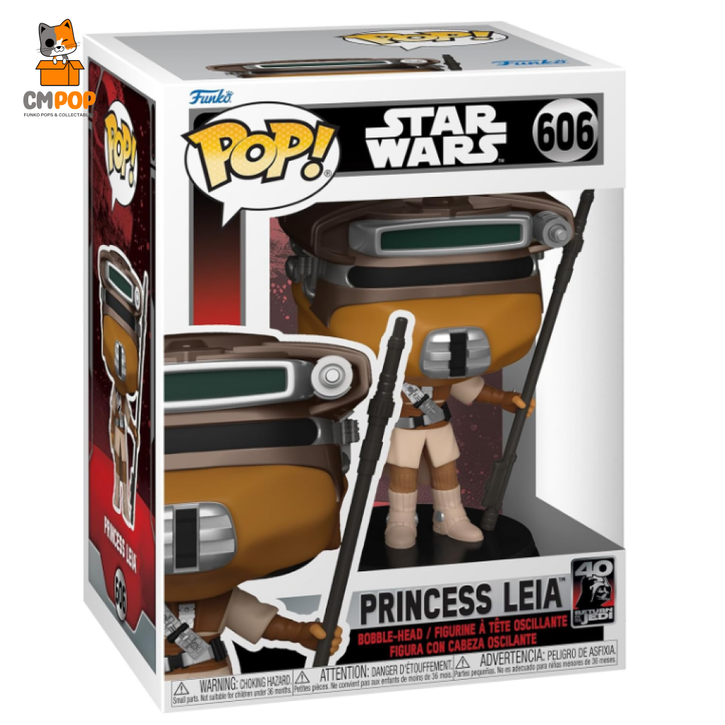 Princess Leia (Boushh) Rotj 40Th - #606 Funko Pop! Star Wars Pop