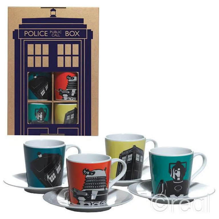 Doctor Who - Espresso Set incl. Mugs and Saucers