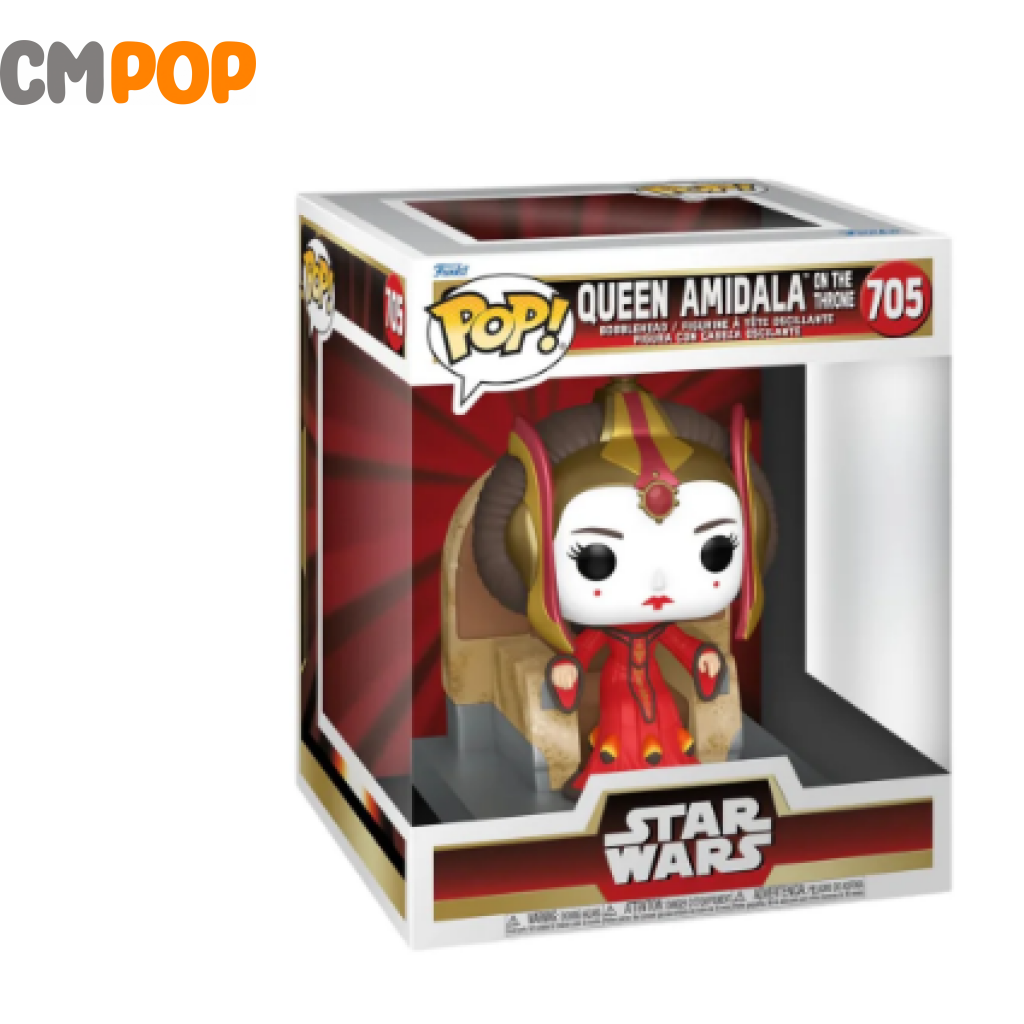 Queen Amidala On The Throne - #705 Funko Pop! Deluxe Star Wars Pop