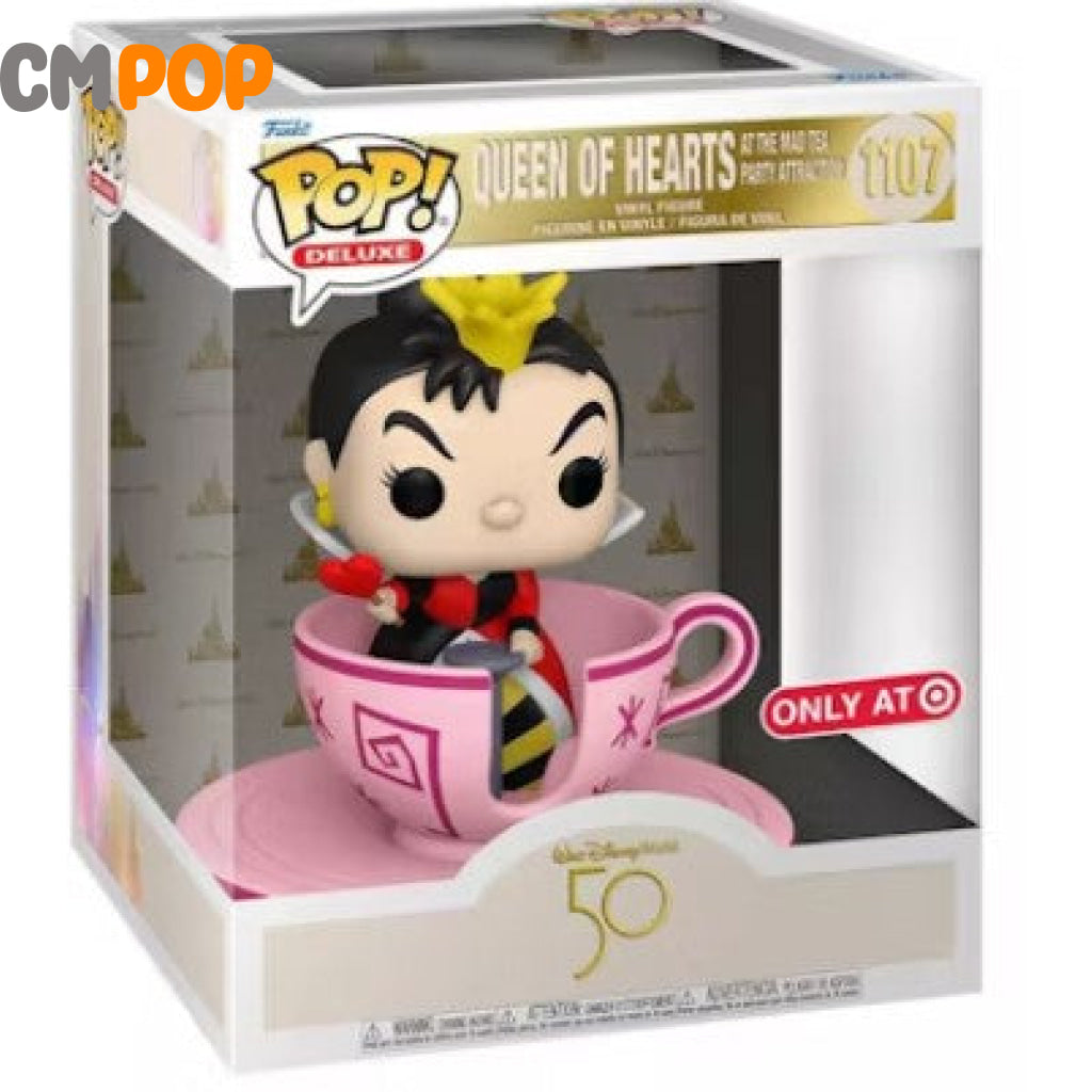 Queen Of Hearts At The Mad Hatters Tea Party Attraction - #1107 Funko Pop! Pop Deluxe Disney Walt