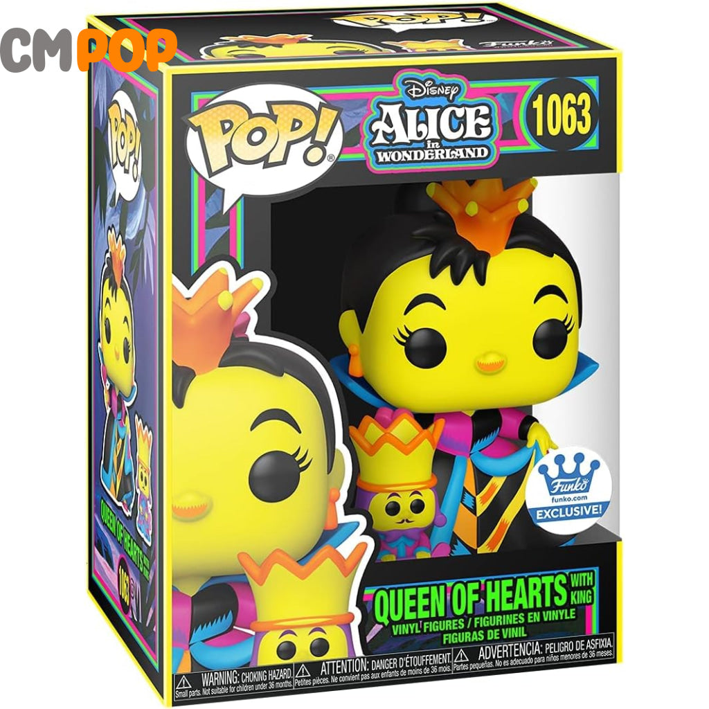 Queen Of Hearts With King - #1063 Funko Pop! Disney Alice In Wonderland Exclusive Pop