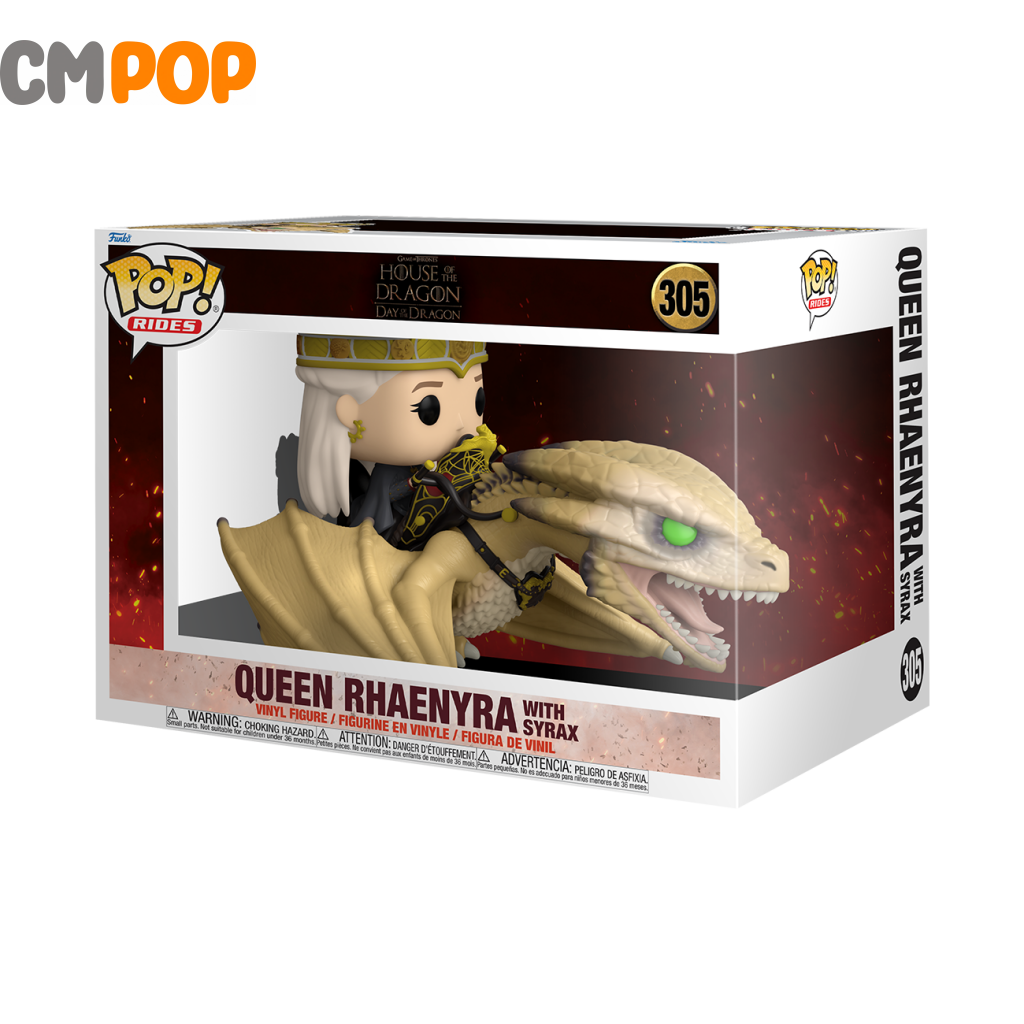 Queen Rhaenyra With Syrax - #305 Funko Pop! House Of The Dragon Ride Pop