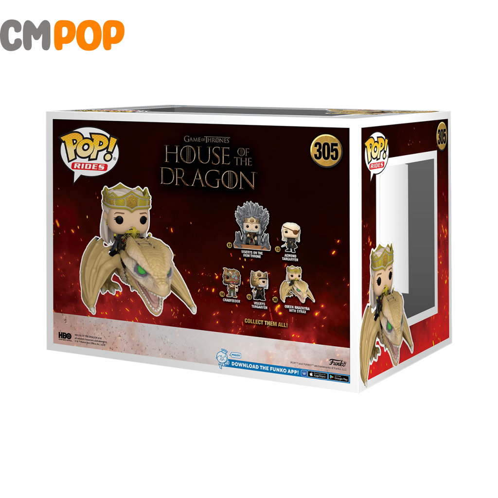 Queen Rhaenyra With Syrax - #305 Funko Pop! House Of The Dragon Ride Pop