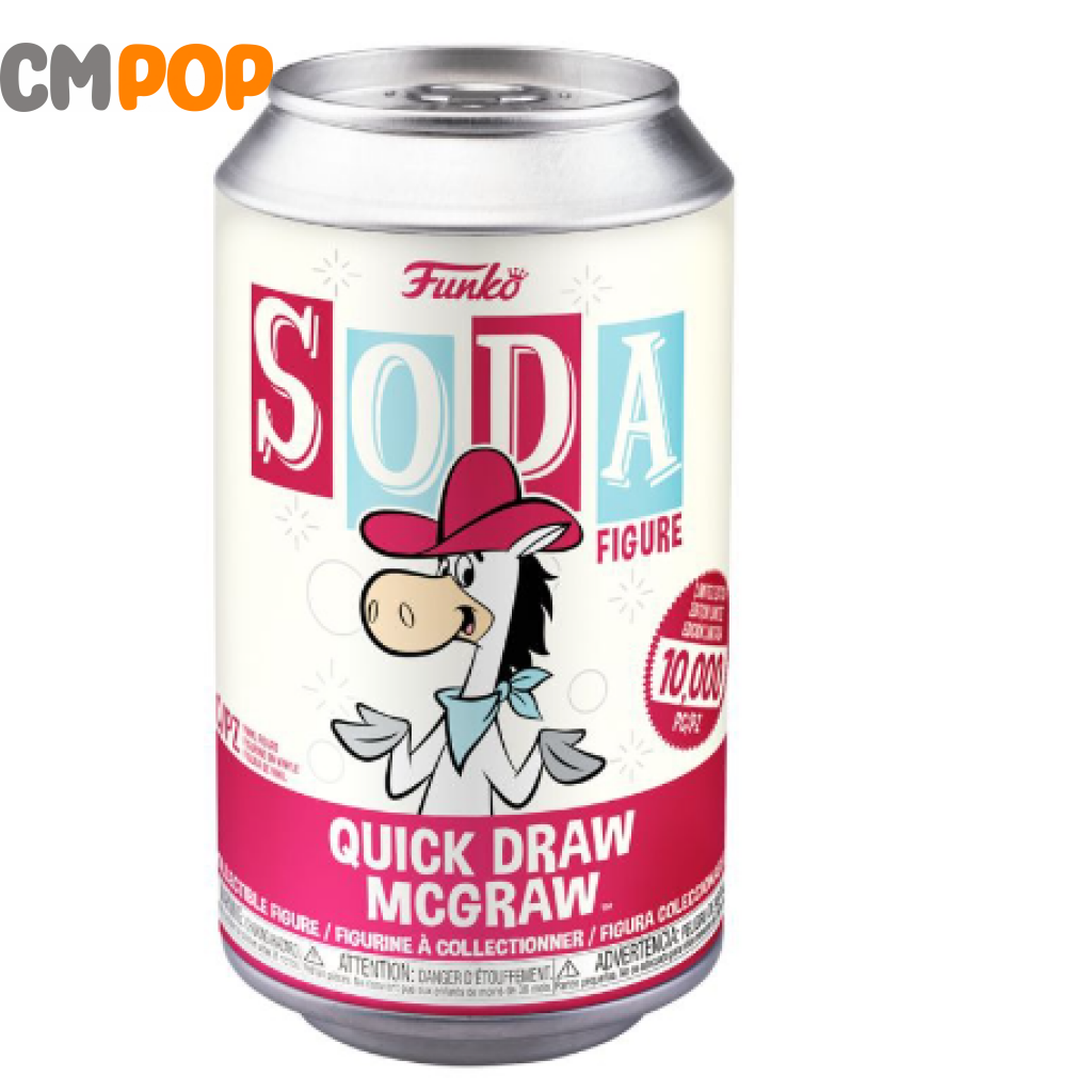 Quick Draw Mcgraw - Funko Vinyl Soda 10.000 Pieces Chance Of Chase