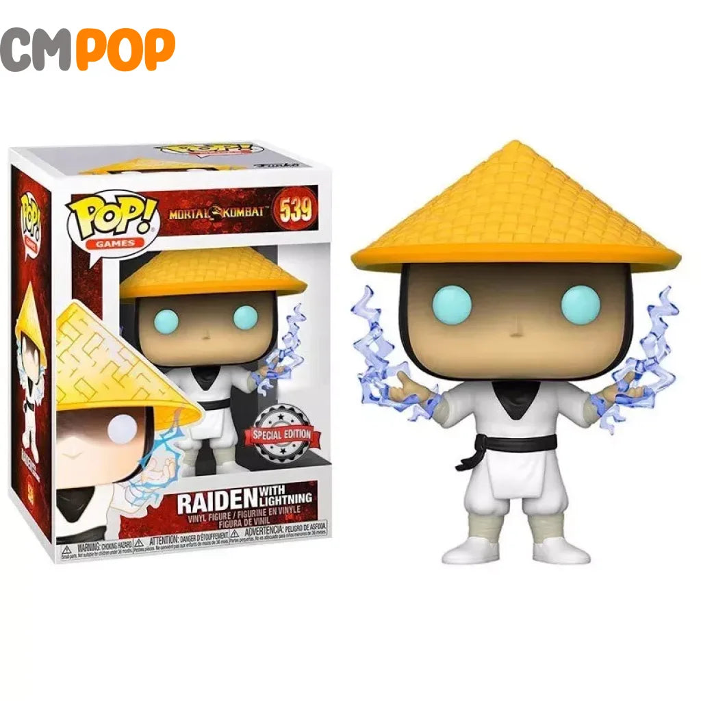 Raiden With Lightning - #539 Funko Pop! Games Mortal Kombat Special Edition