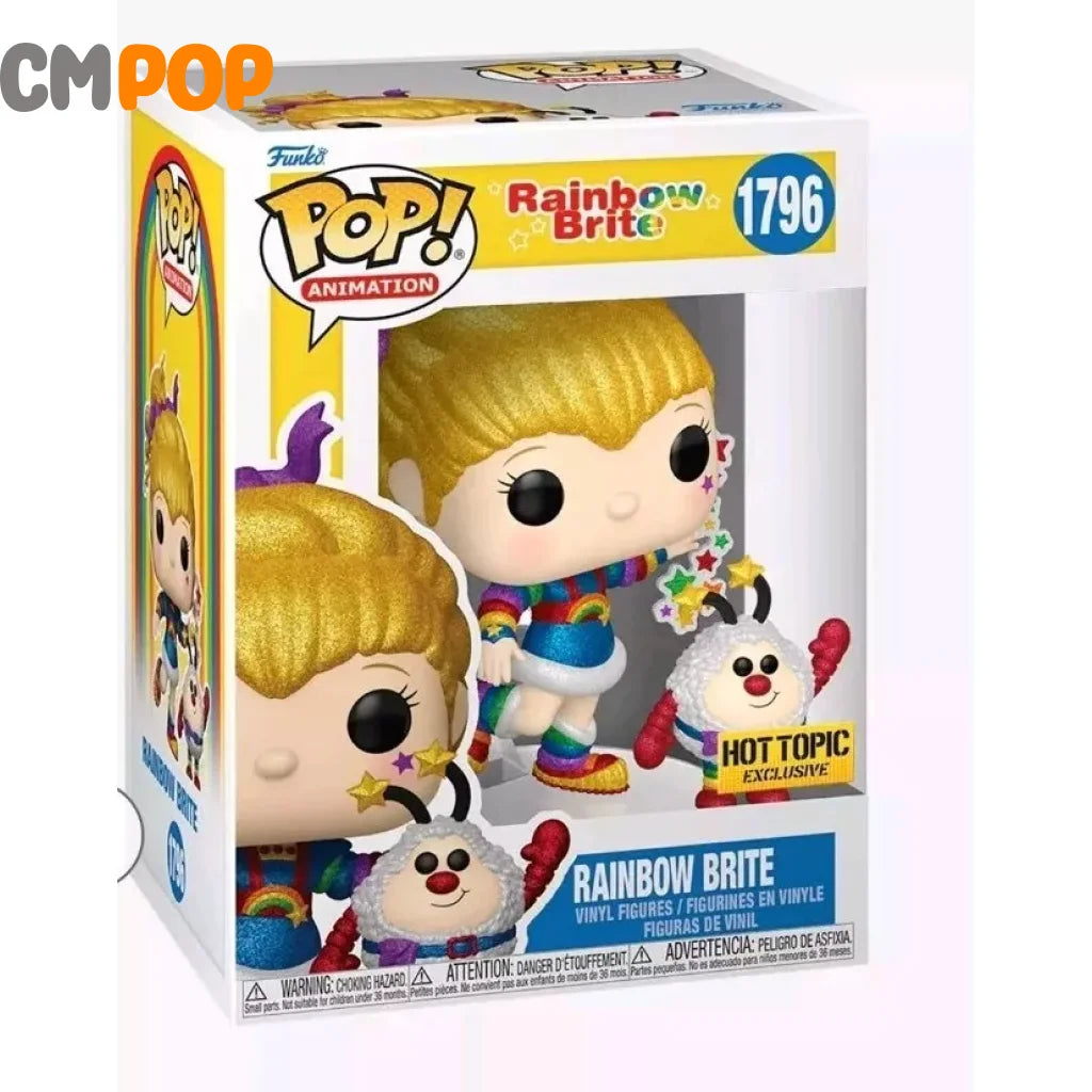 Rainbow Brite and Sprite - #1796 - Funko Pop! - Rainbow Brite - Diamond Collection - Hot Topic Exclusive Funko Pop