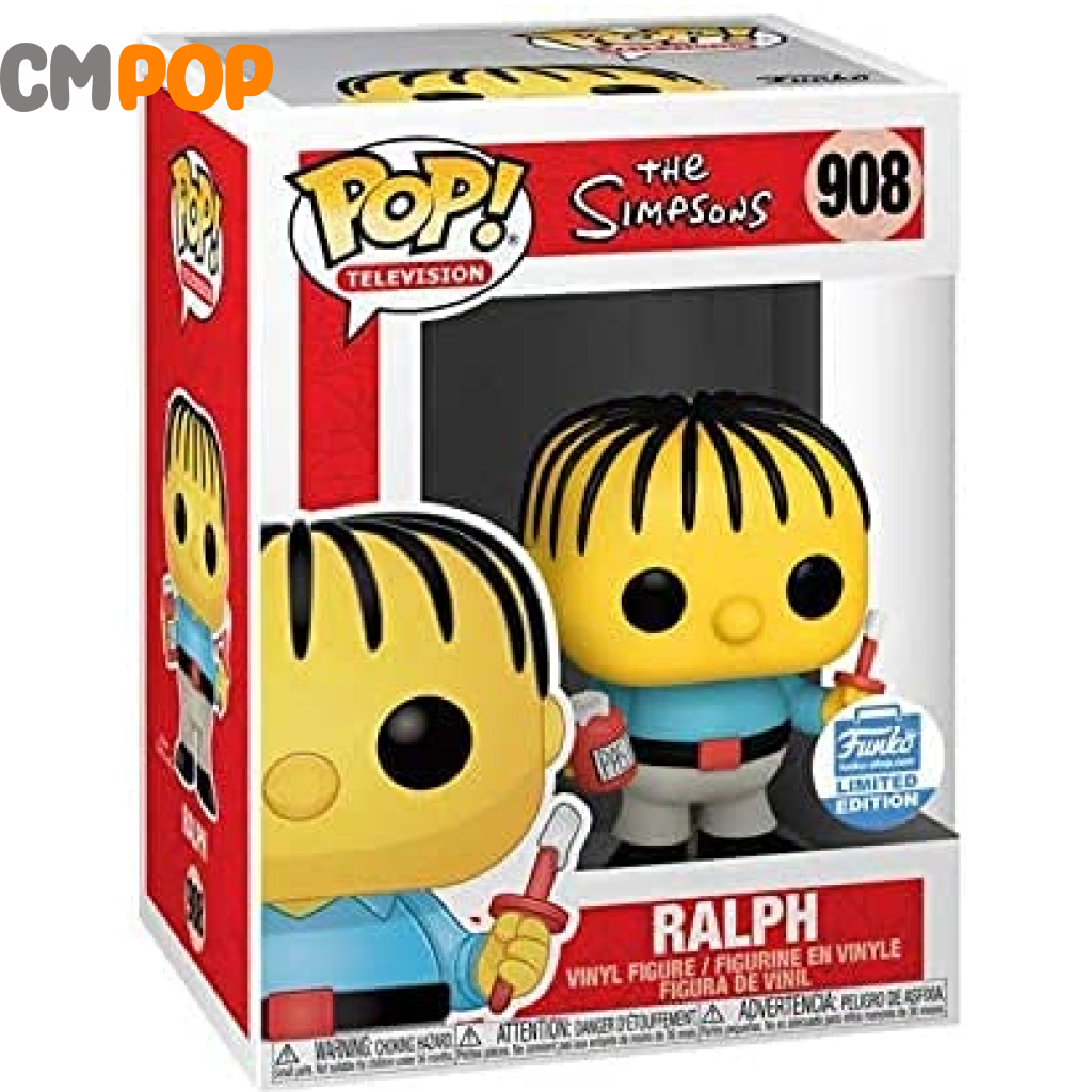 Ralph Wiggum - #908 Funko Pop! The Simpsons Exclusive Pop
