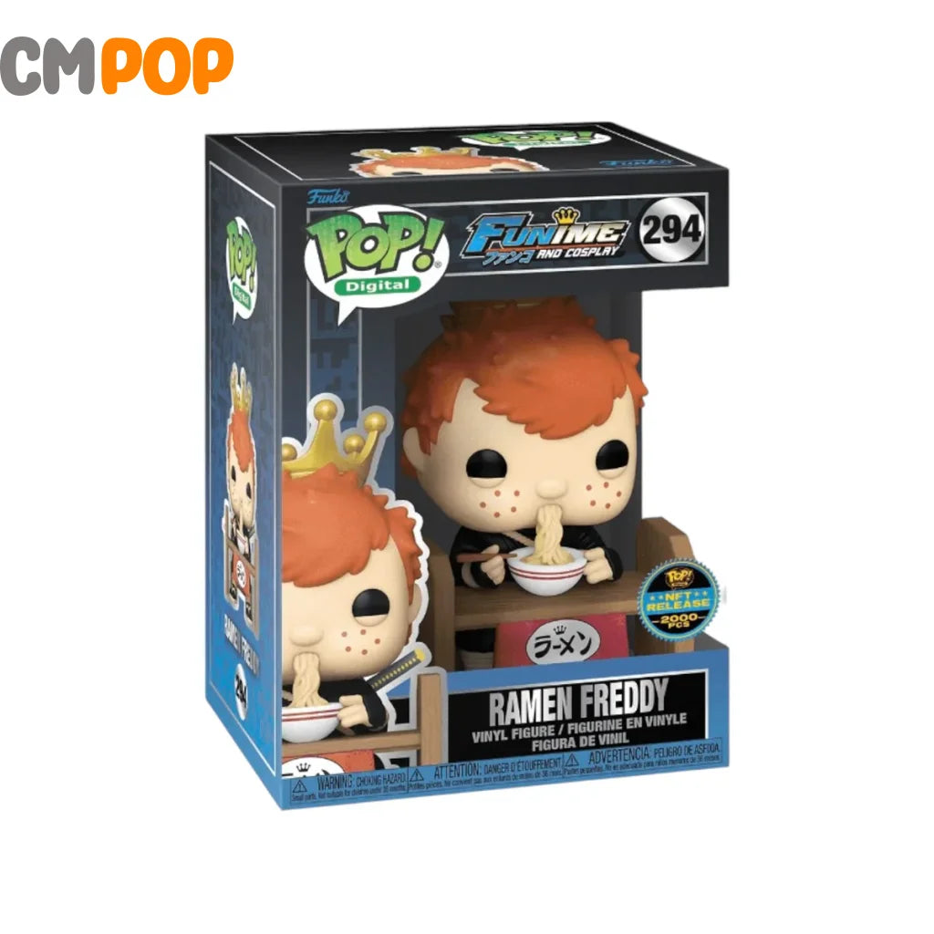 Ramen Freddy - #294 - Funko Pop! - Digital - Funime and Cosplay - NFT Release 2000 PCS Funko Pop