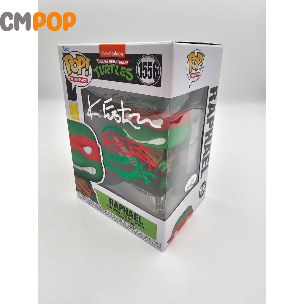 Raphael - #1556 Funko Pop! Retro Toys Nickelodeon Teenage Mutant Hero Turtles Signed By Kevin