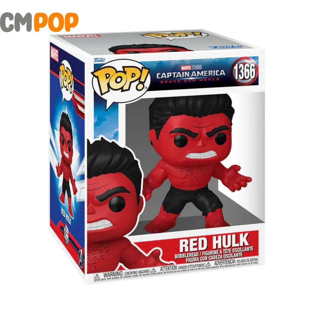 Red Hulk- #1366 - Funko Pop! Pop Super! Marvel Captain America Brave New World