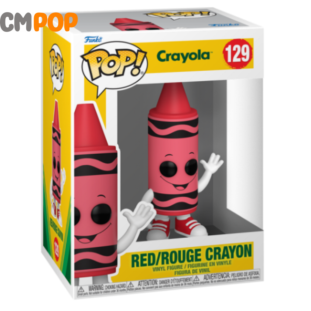 Red/Rouge Crayon - #129 Funko Pop! Crayola Ad Icons Colours Of Kindness Pop