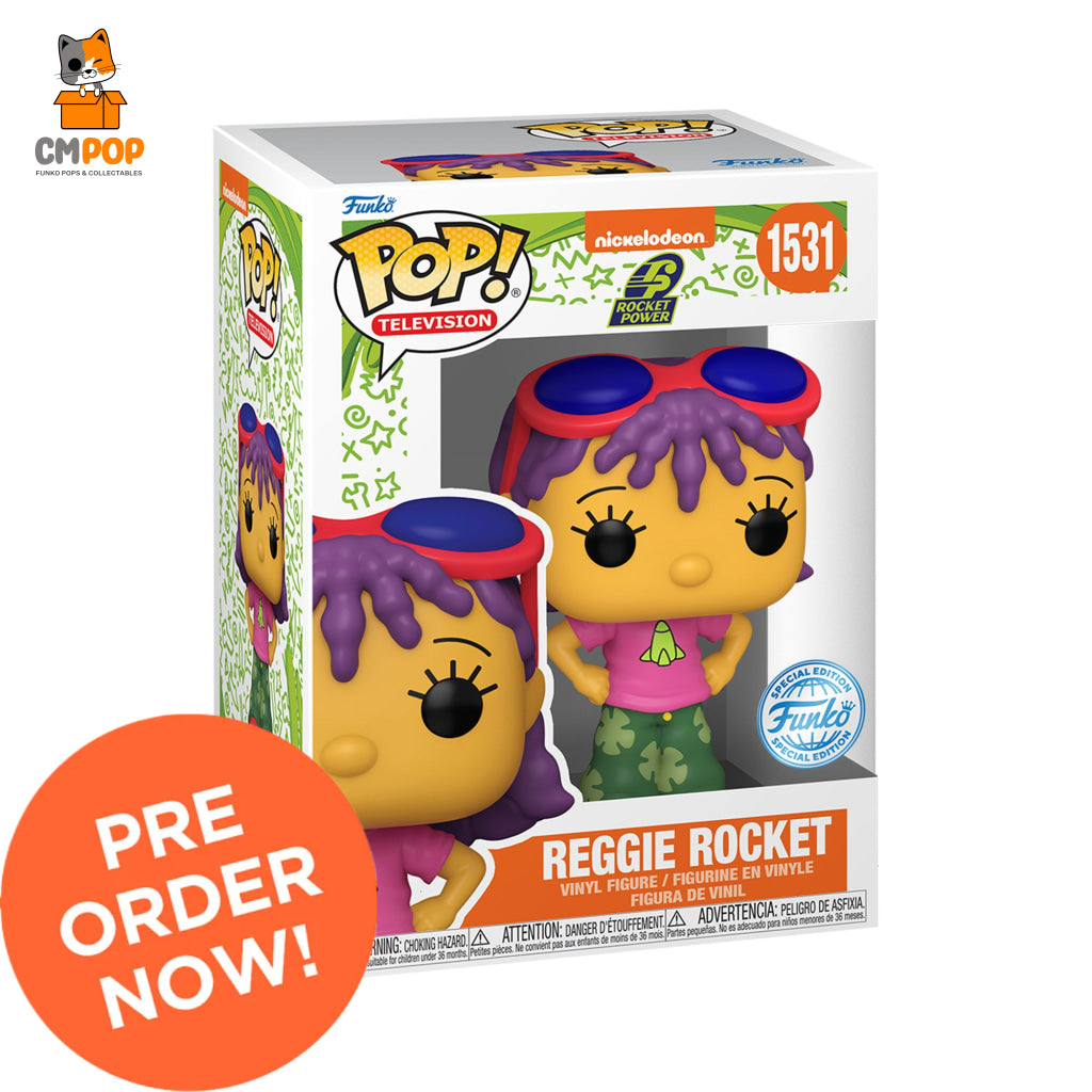 Reggie Rocket - #1531 Funko Pop! Tv Nickelodeon Rewind Special Edition Pop