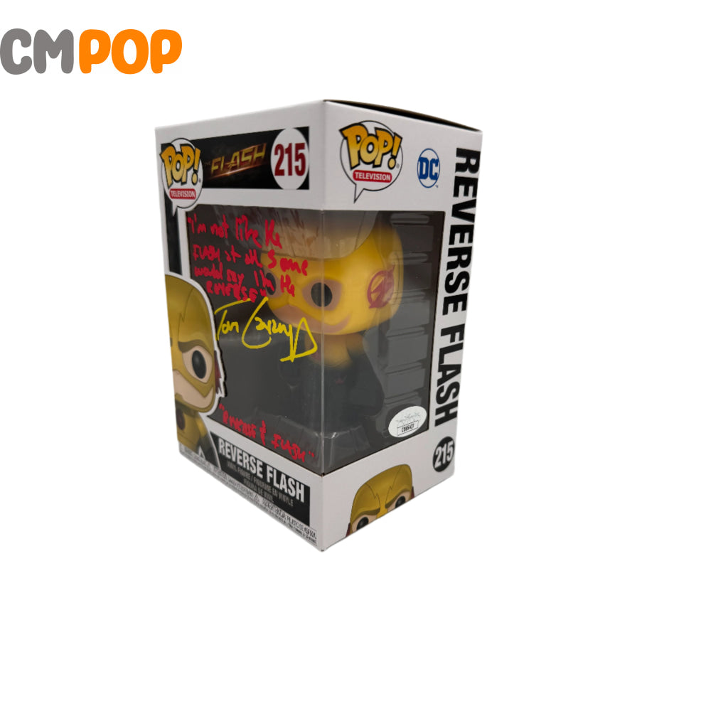 Reverse Flash - #215 - Funko Pop! - Television - Flash - Signed by Tom Cavanagh - Certified Pop! Funko Pop