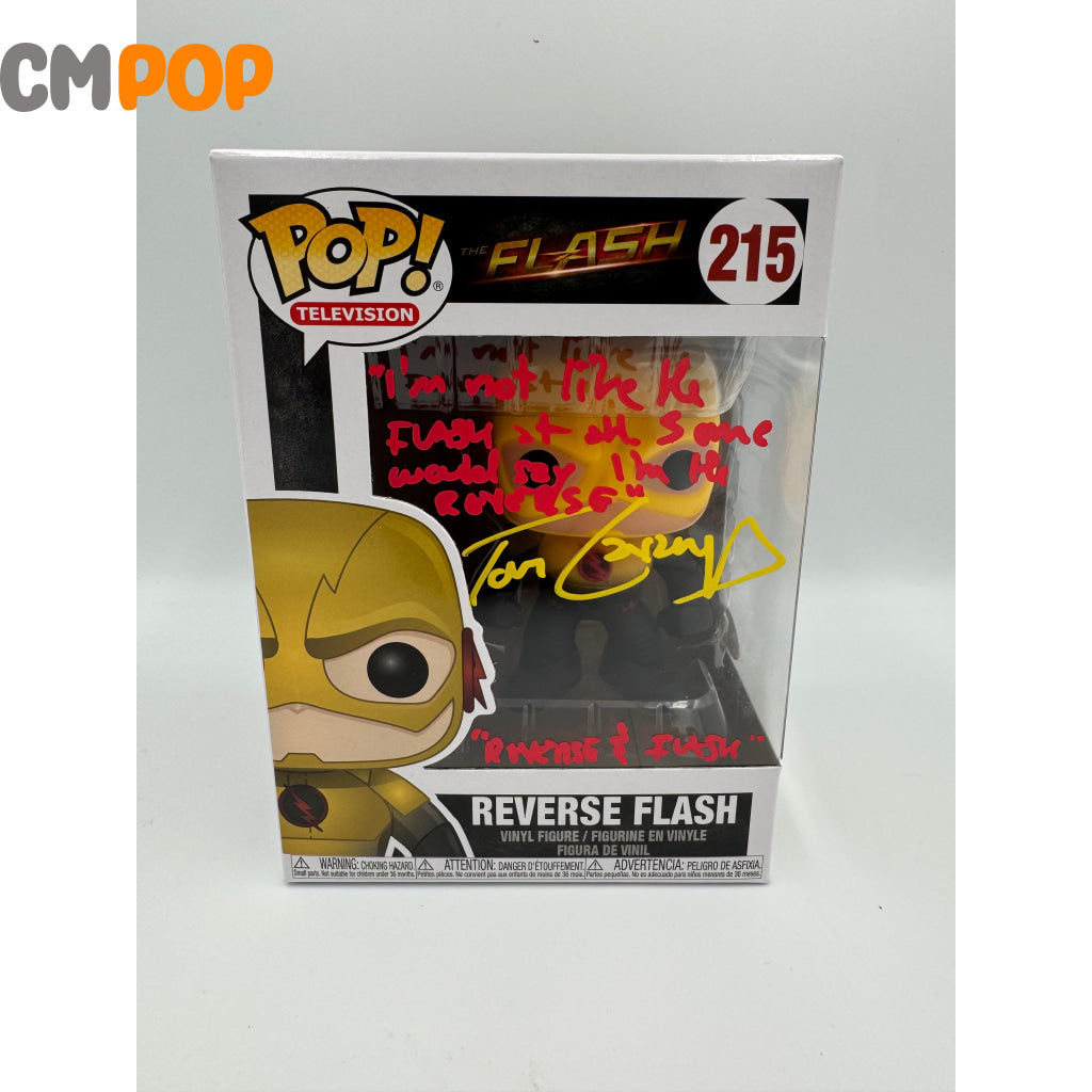 Reverse Flash - #215 - Funko Pop! - Television - Flash - Signed by - Certified Pop! Funko Pop