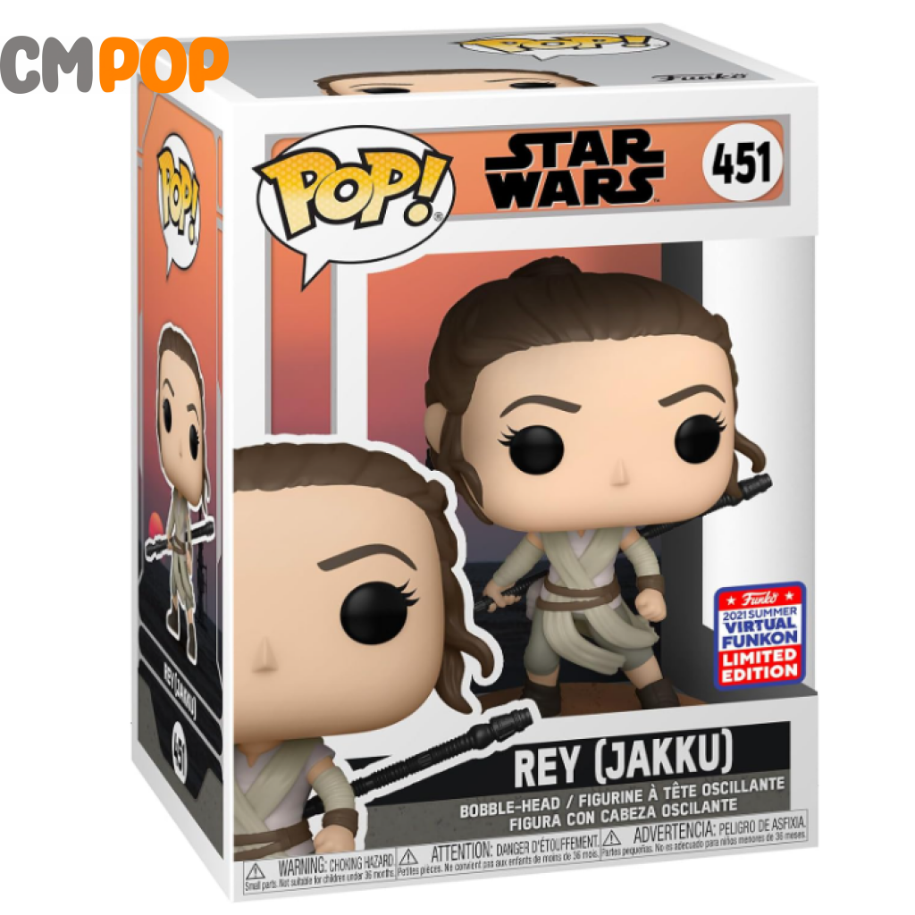 Rey (Jakku) - #451- Funko Pop! Star Wars 2021 Summer Convention Limited Edition Pop