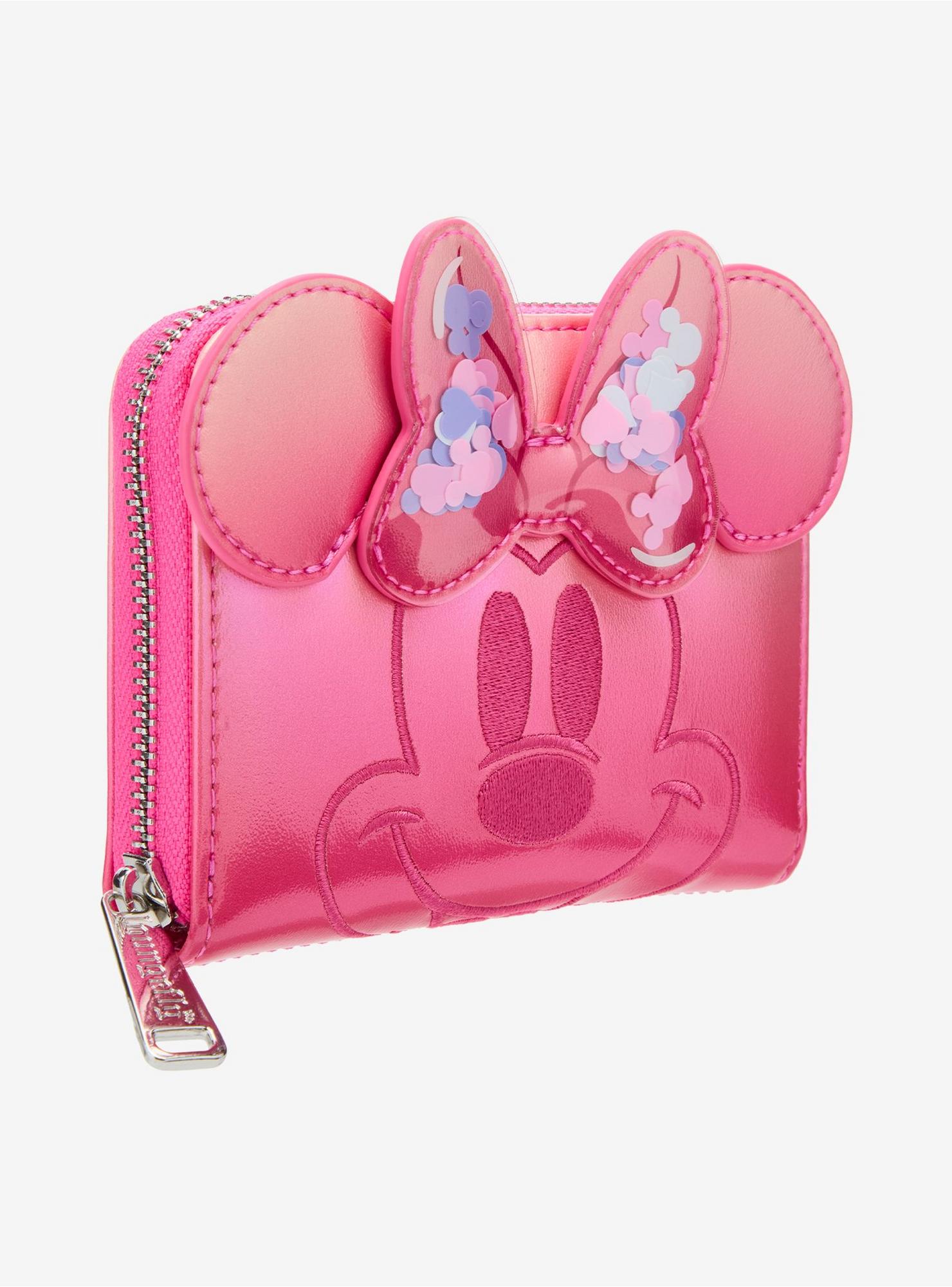 Disney Minnie Mouse Confetti Iridescent Wallet - Loungefly - CMPOP Exclusive