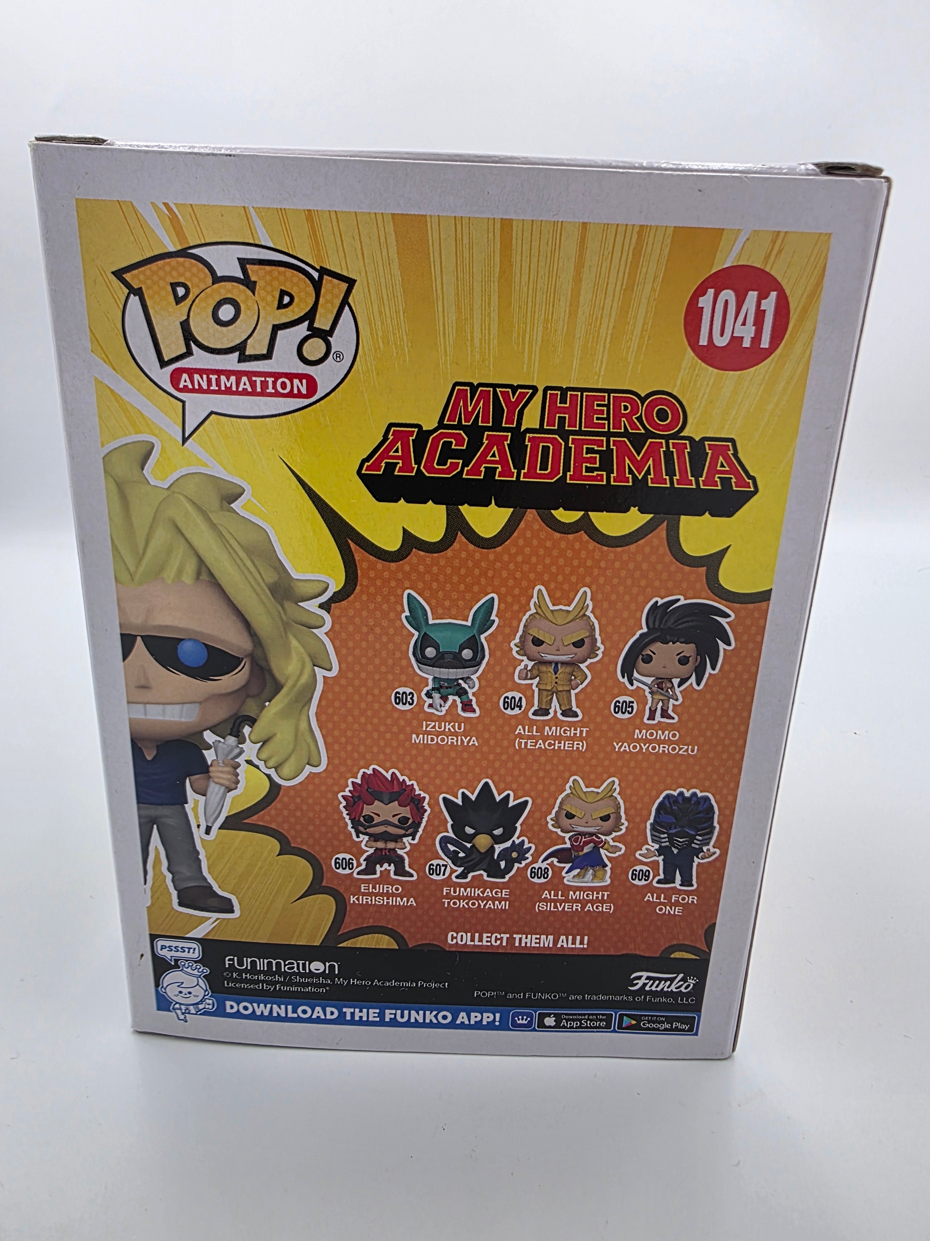 All Might with bag and umbrella - #1041 - Funko Pop! - My Hero Academia - NYCC 2021 Exclusive