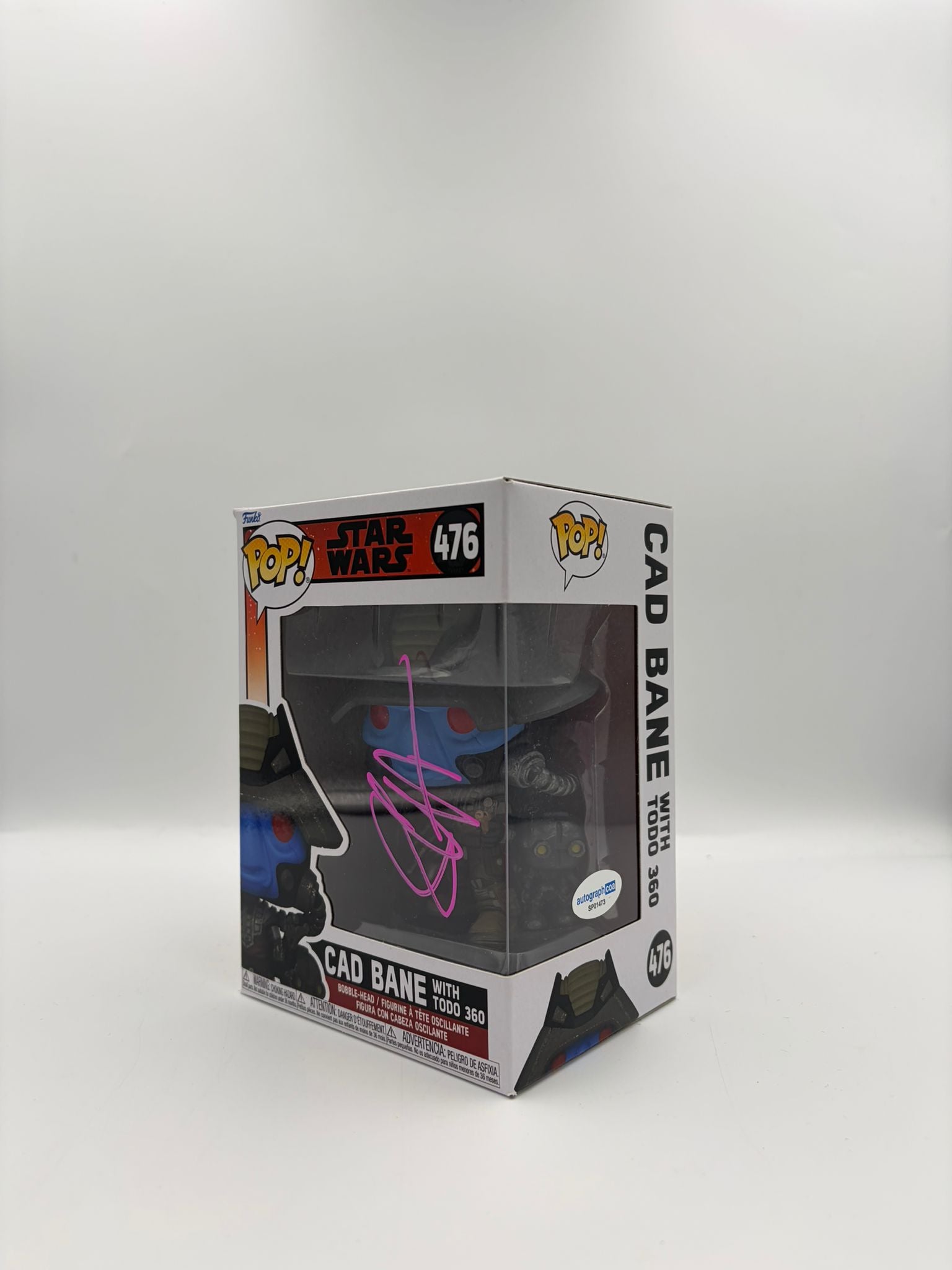 Cad Bane With Todo 360 - #476 - Funko Pop! - Star Wars - Signed By Seth Green