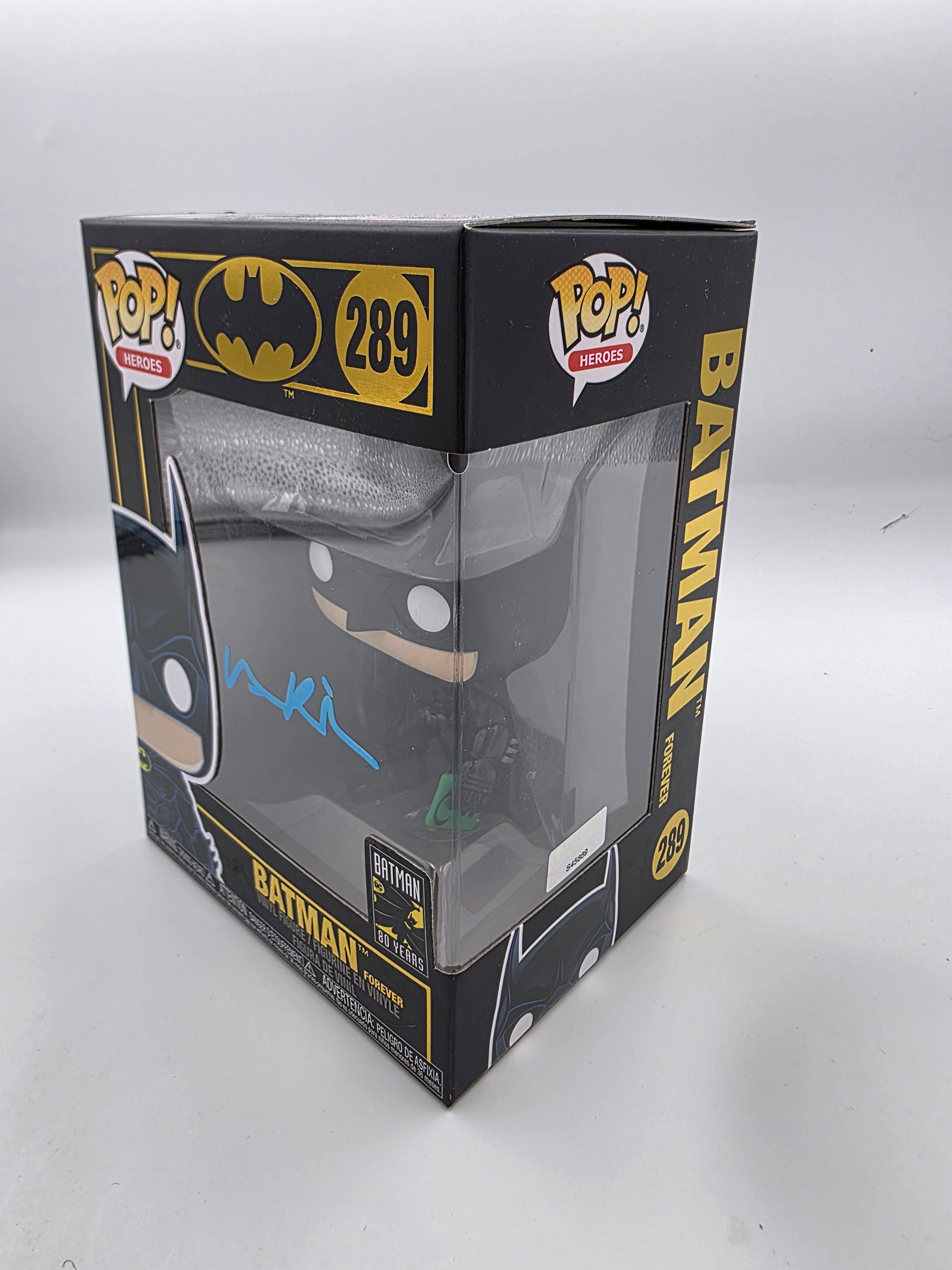 Batman Forever - #289 - Funko Pop! - Heroes  - Batman - Signed By Val Kilmer