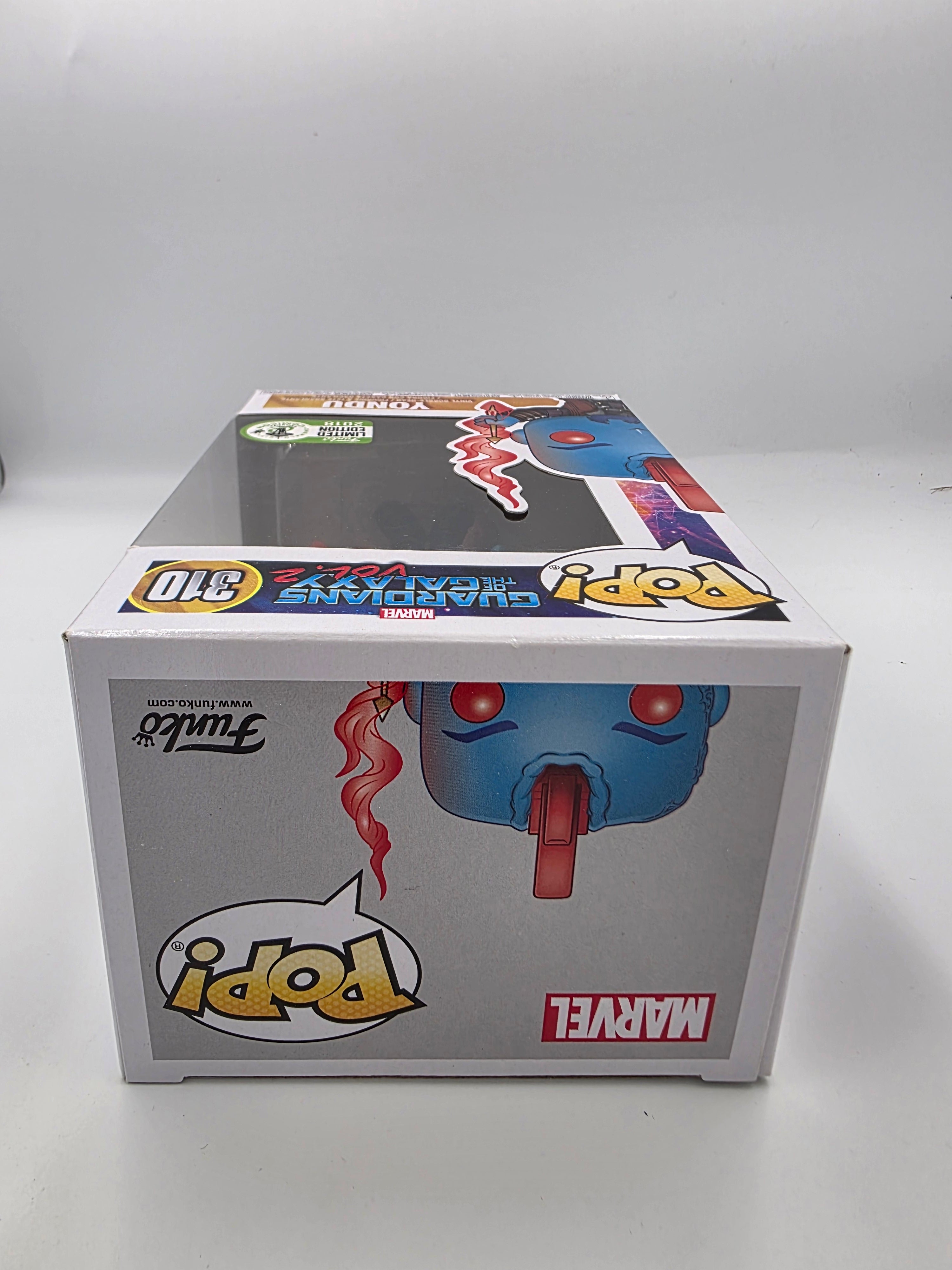 Yondu   - #310 - Funko Pop!  - Marvel - Guardians of the Galaxy Vol.2 - 2018 Con Sticker Exclusive
