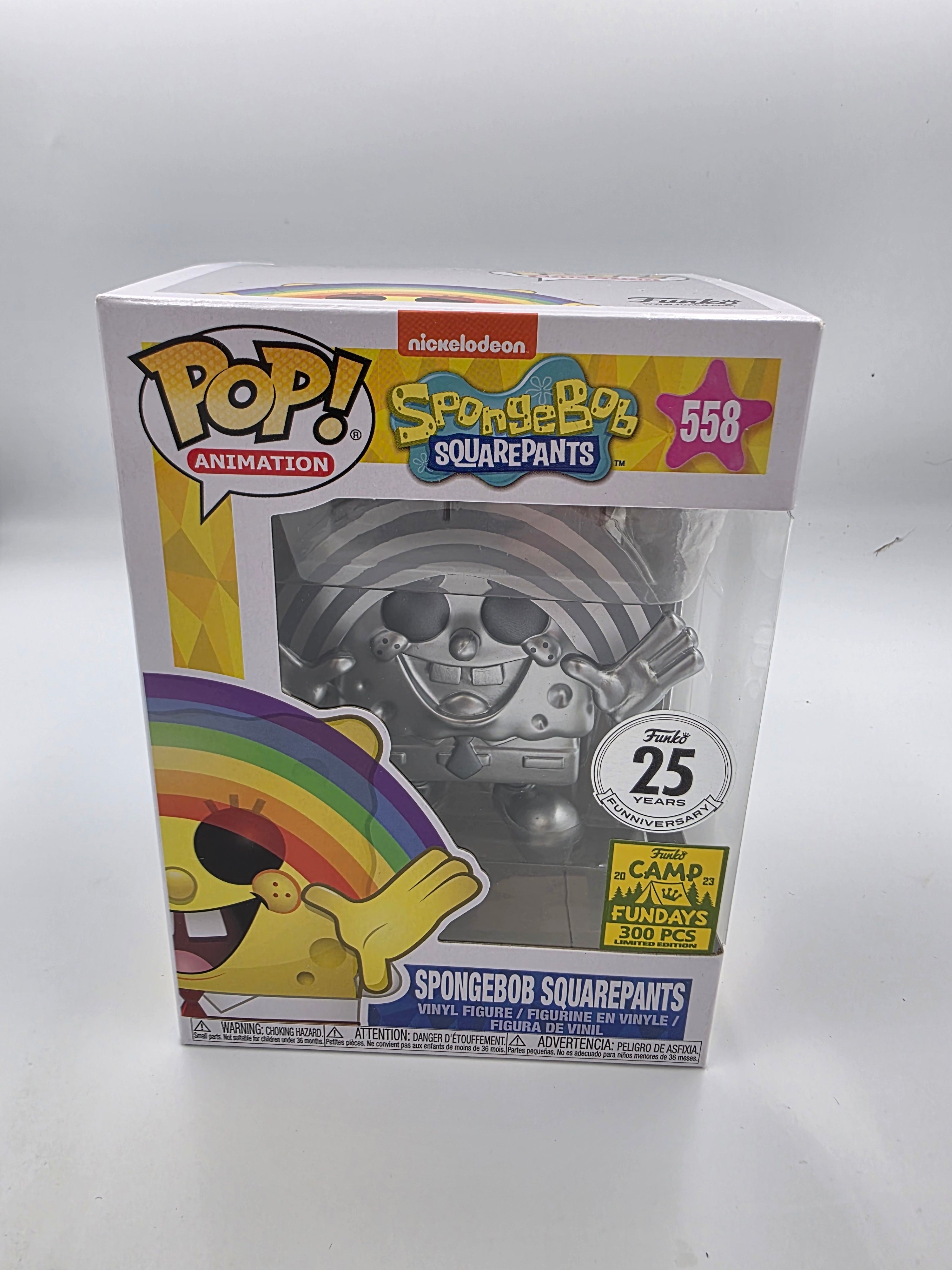 Spongebob Squarepants - #558 - Funko Pop! - Animation - SpongeBob SquarePants - 2023 Camp Fundays 300 Pcs - Funko 25 years Funnniversary