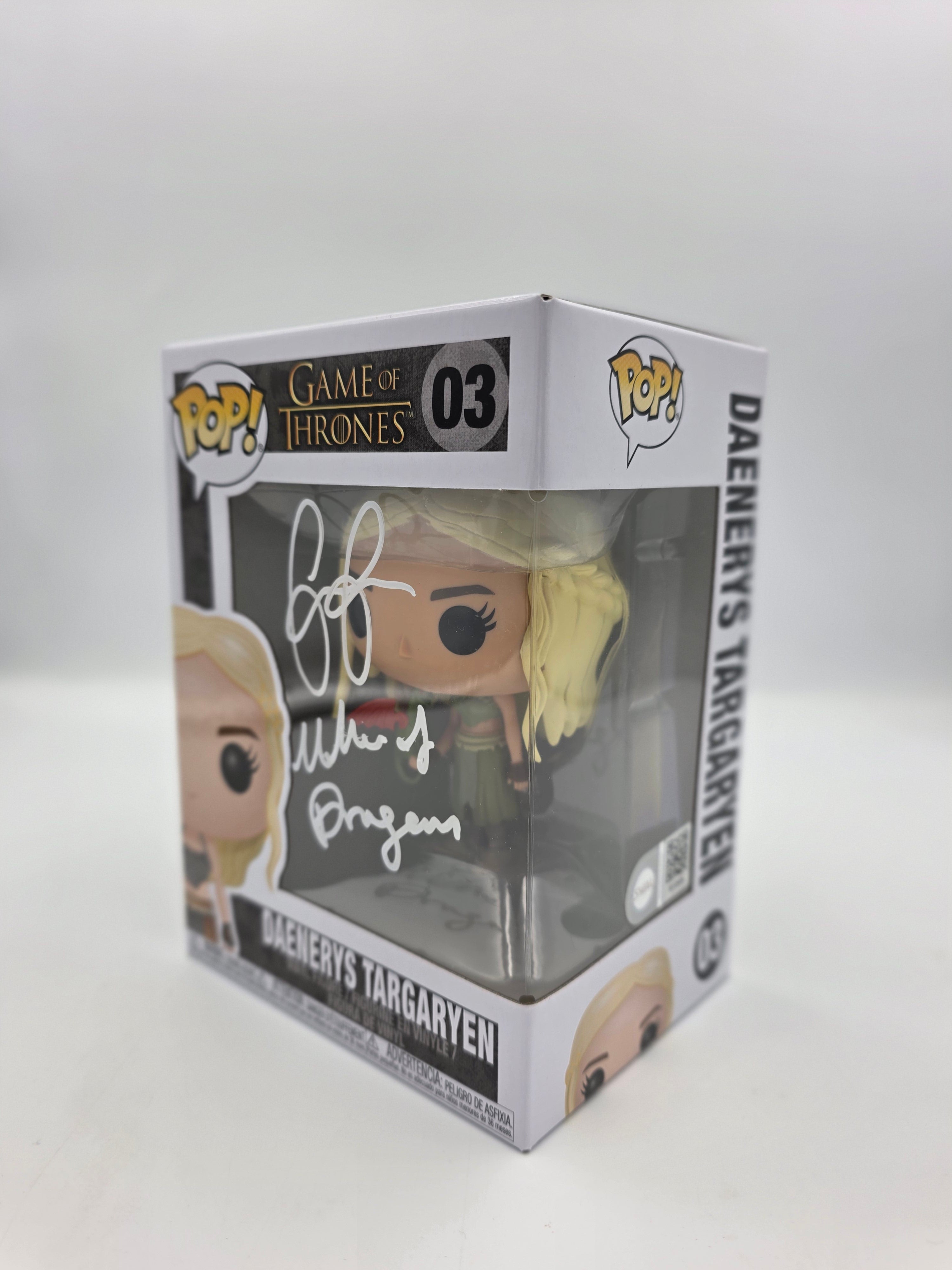 Daenerys Targaryen - Game Of Thrones - Signed By Emilia Clarke - SWAU Certified Funko Pop!