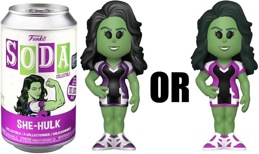 She Hulk  - Funko Vinyl Soda - 10,000 Pieces - Marvel - Chance Of Chase