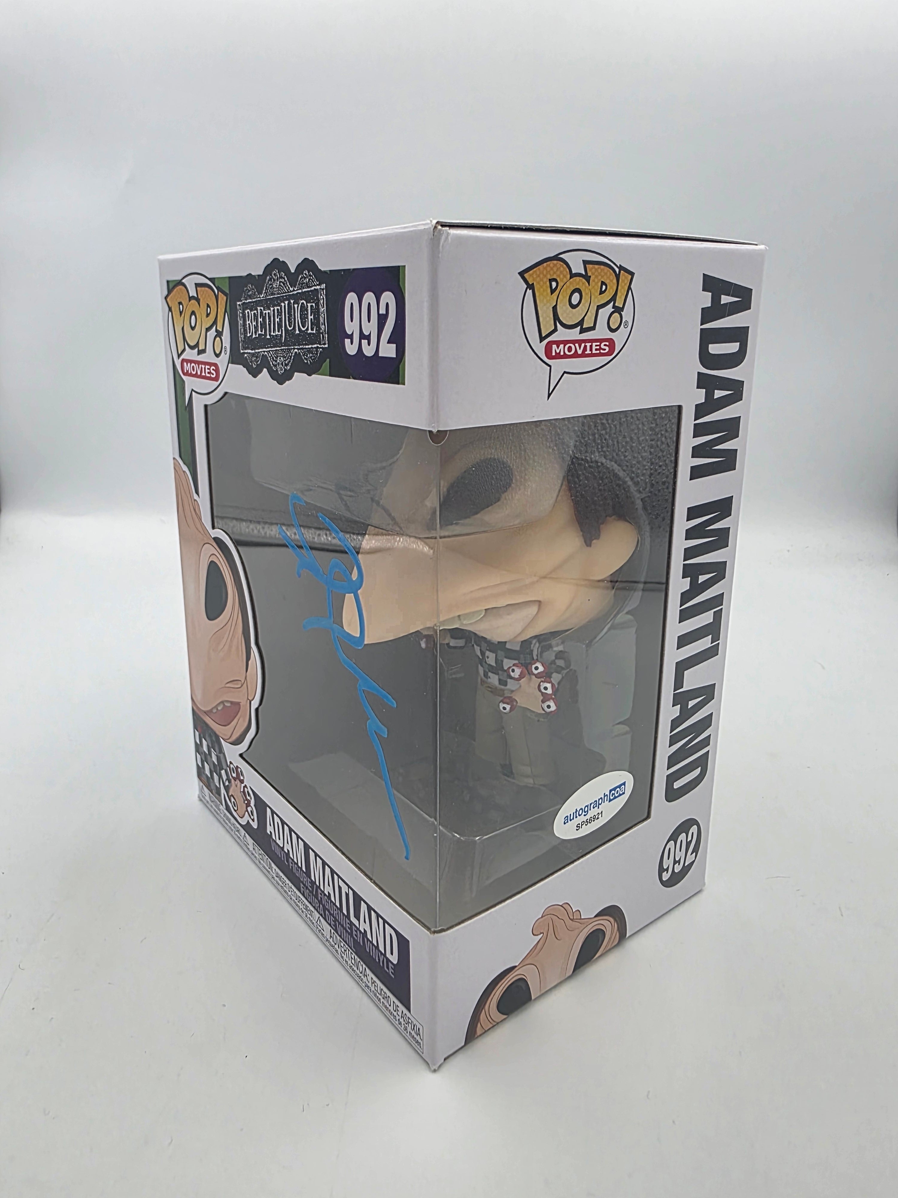 Adam Maitland - #992 - Funko Pop! - Movies - Beetlejuice - Signed by Alec Baldwin  - Certified Pop!