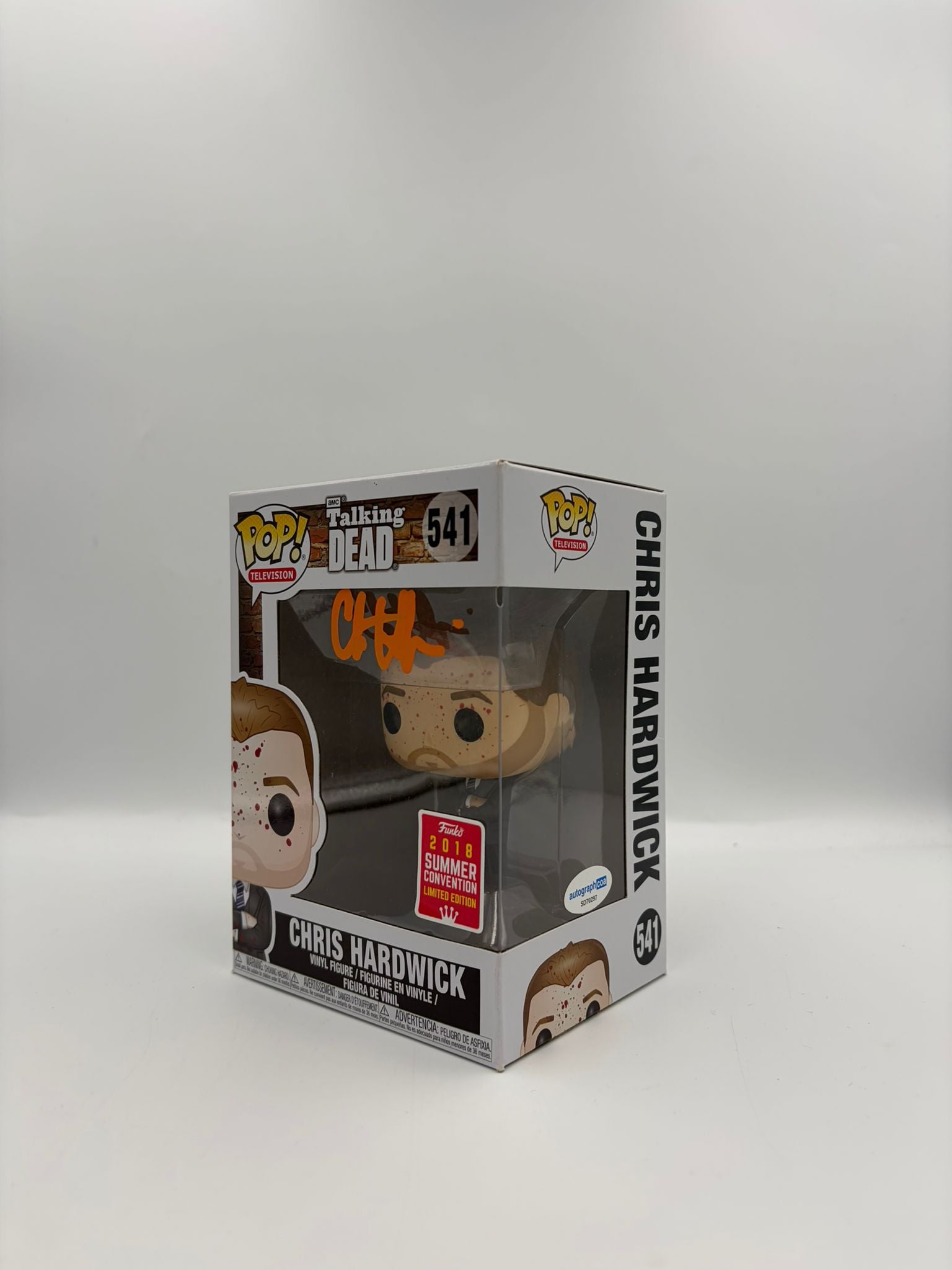Chris Hardwick - #541 - Funko Pop! - Television - Talkin Dead - 2018 Summer Convention LTD ED - Signed by Chris Hardwick