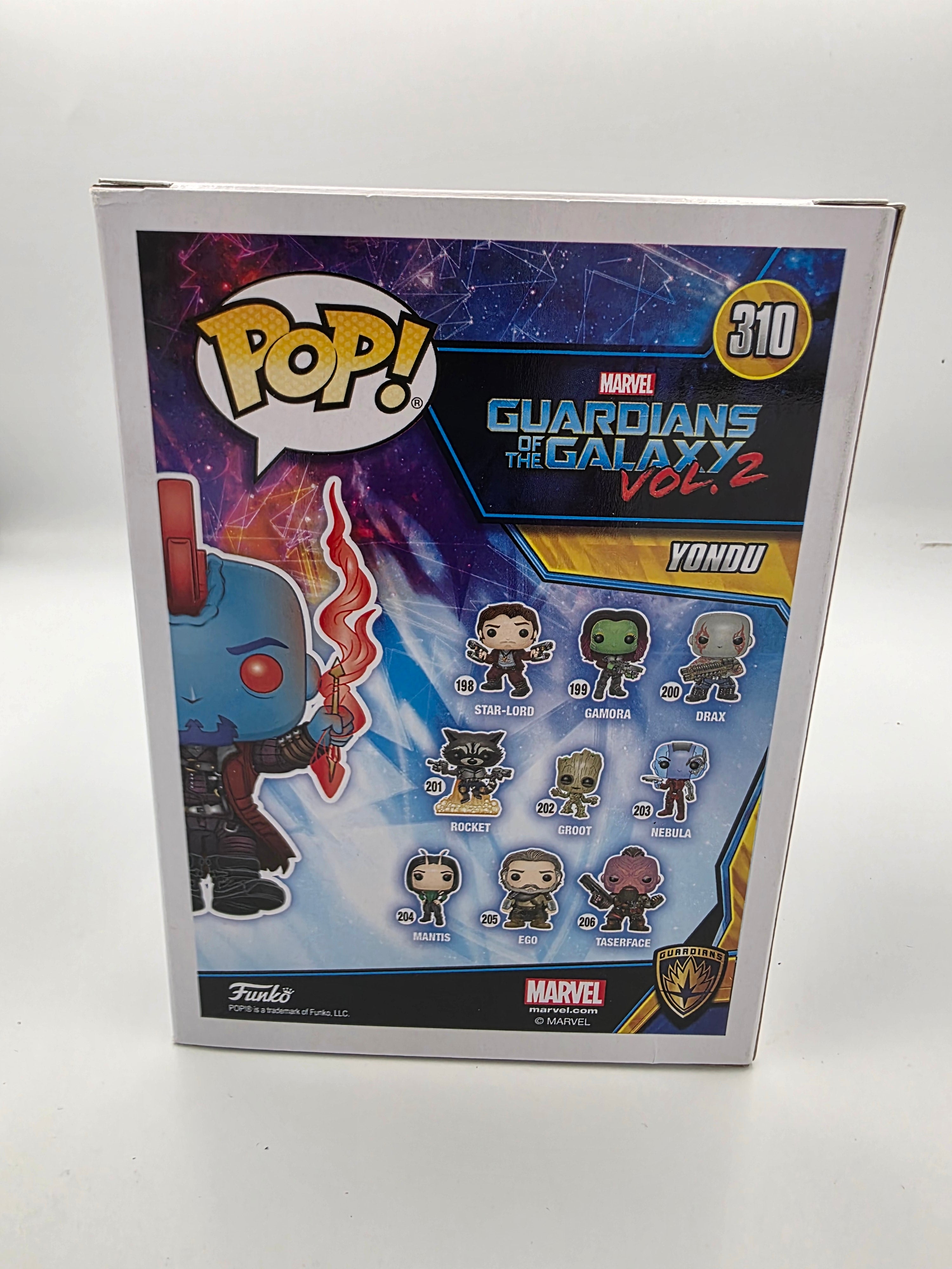 Yondu   - #310 - Funko Pop!  - Marvel - Guardians of the Galaxy Vol.2 - 2018 Con Sticker Exclusive