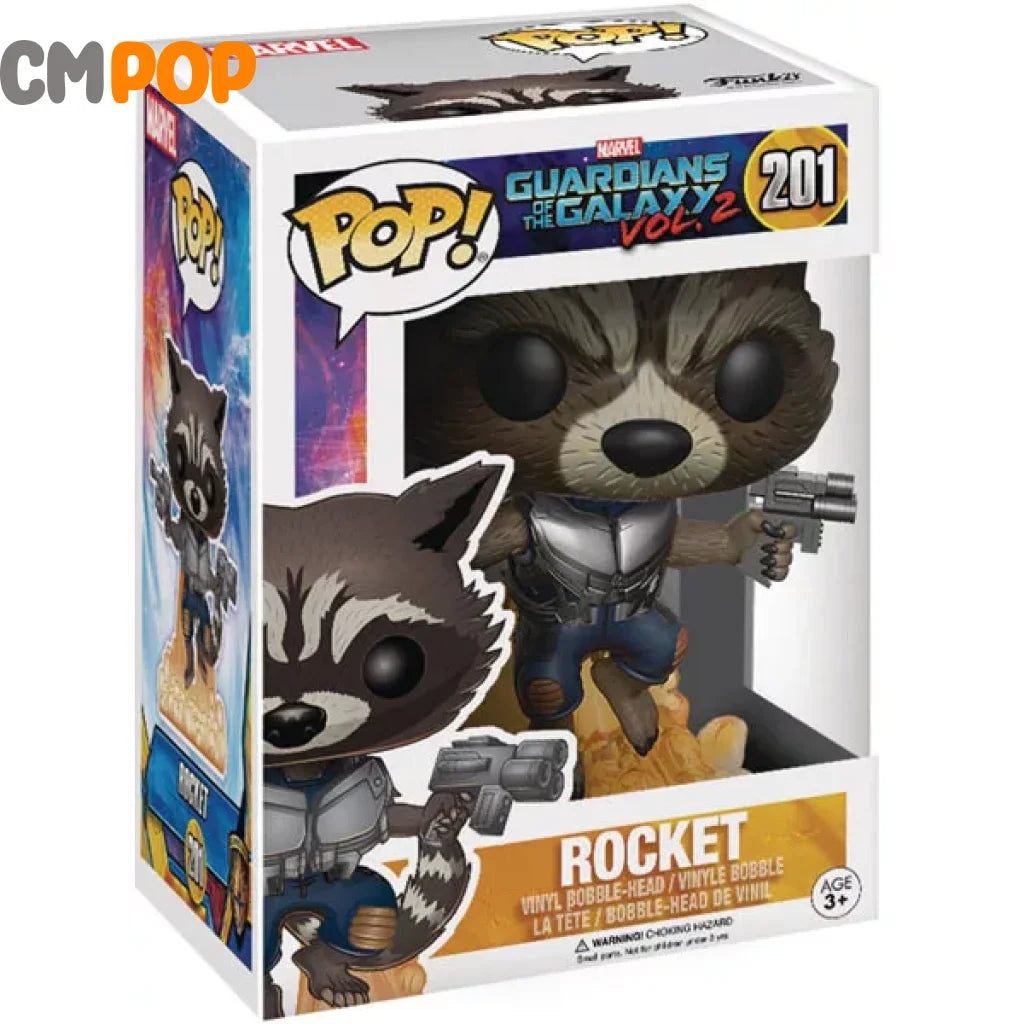 Rocket - #201 Funko Pop! Marvel Guardians Of The Galaxy Vol 2 Pop