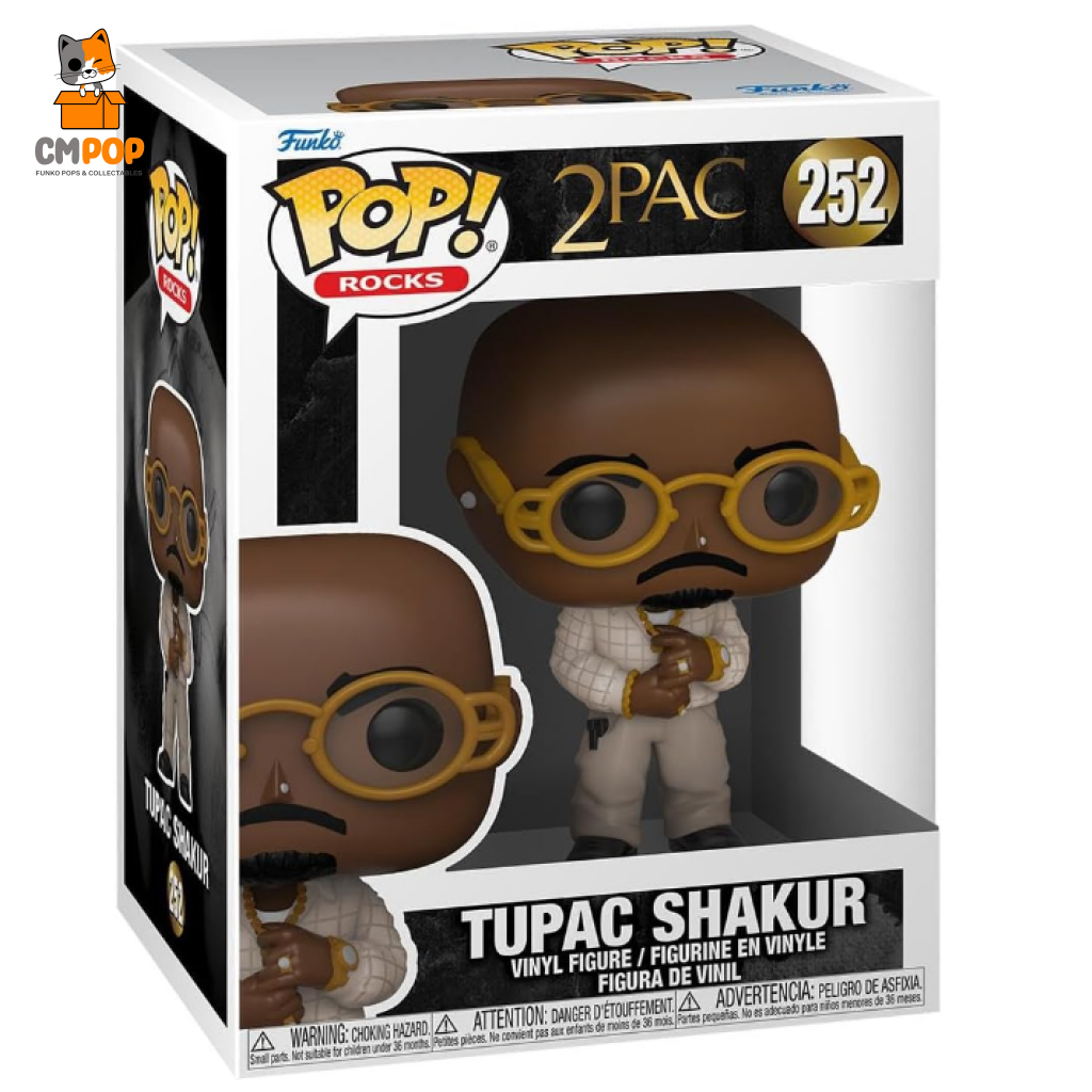 Rocks: Tupac - Loyal To The Game 2Pac- #252 Funko Pop! Pop Rocks