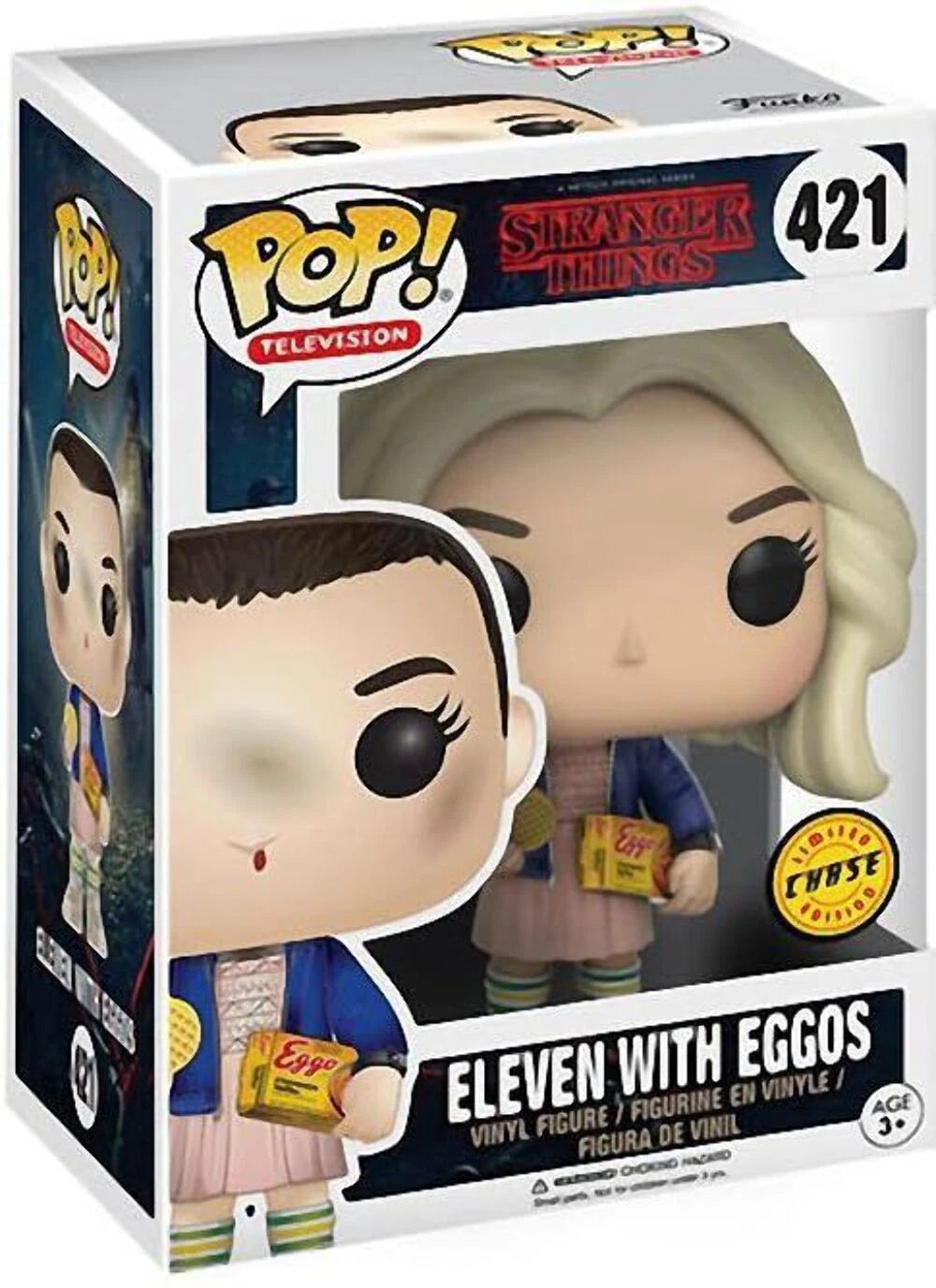 Eleven with Eggos - #421- Funko Pop! - Stranger Things - Chase Exclusive
