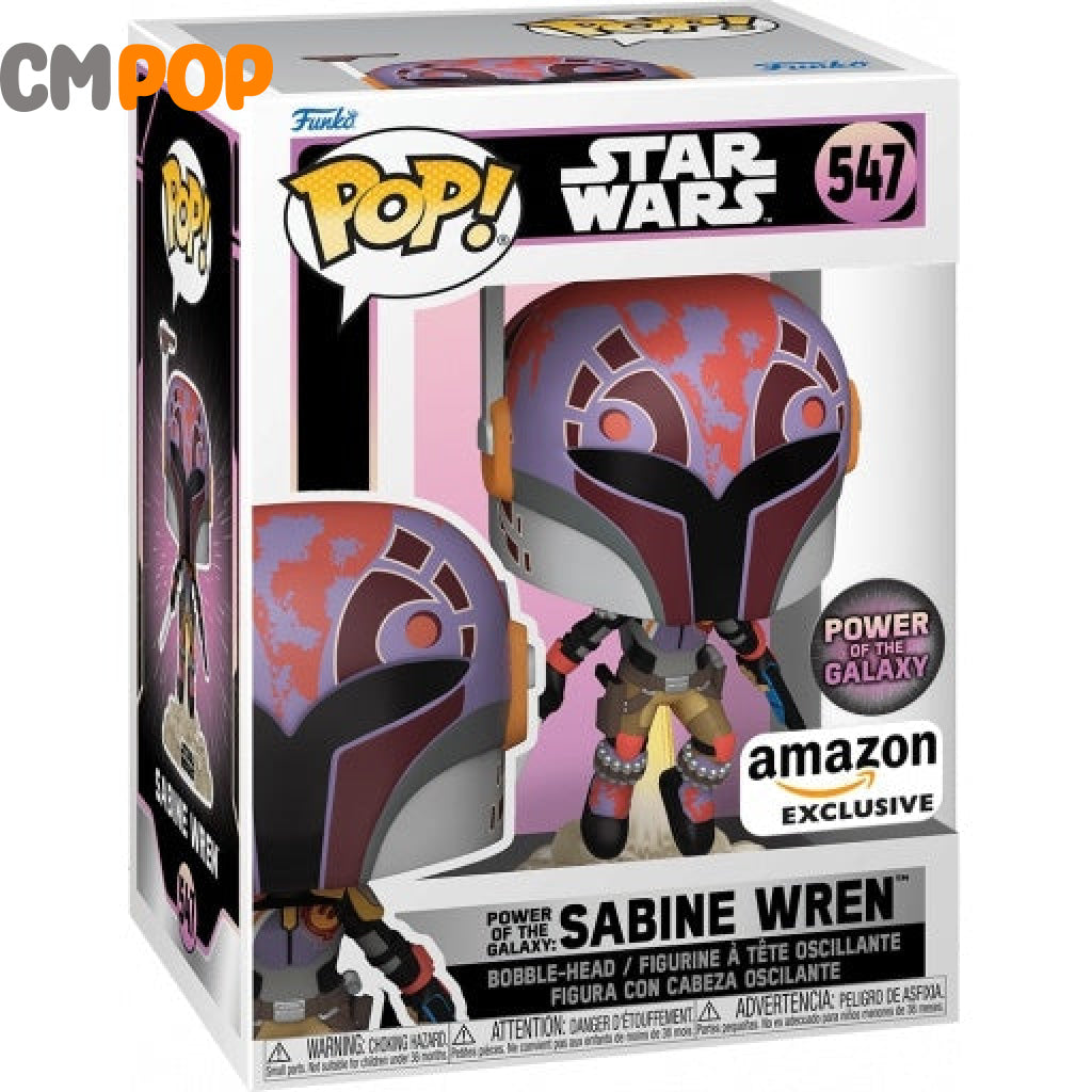 Sabine Wren - #547 - Funko Pop! - Star Wars Rebels - Power Of The Galaxy - Amazon Exclusive Funko Pop