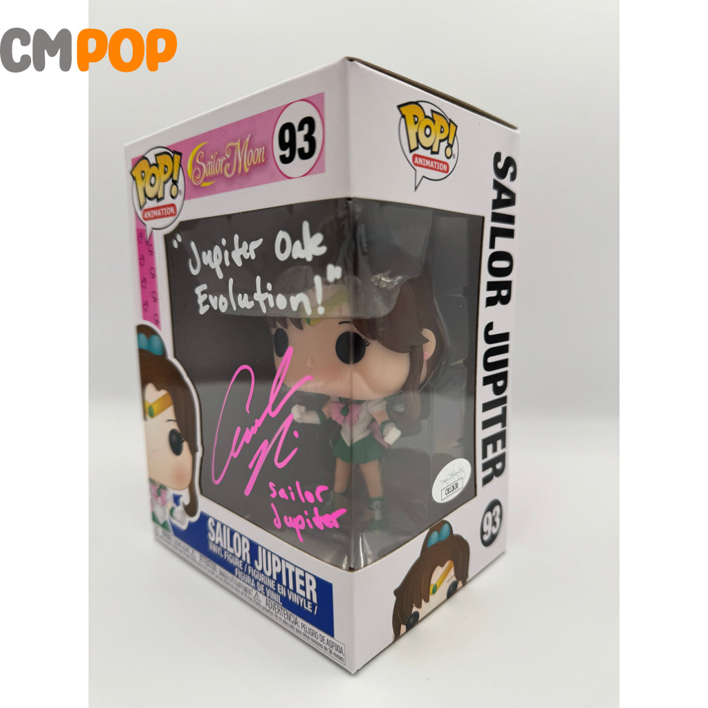 Sailor Jupiter - #93 Funko Pop! Animation Moon Signed By Amanda Miller Certified Pop