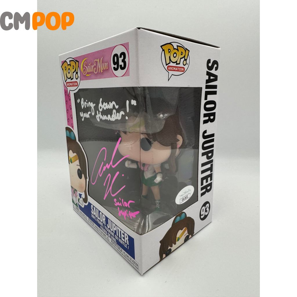 Sailor Jupiter - #93 Funko Pop! Animation Moon Signed By Amanda Miller Certified Pop