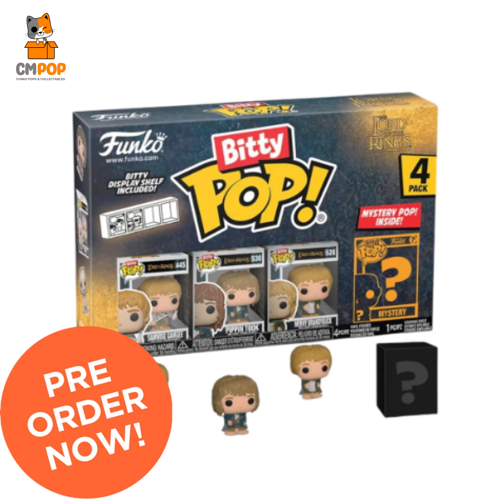 Samwise 4 Pack Bitty Funko Pop! - Lord Of The Rings Pop