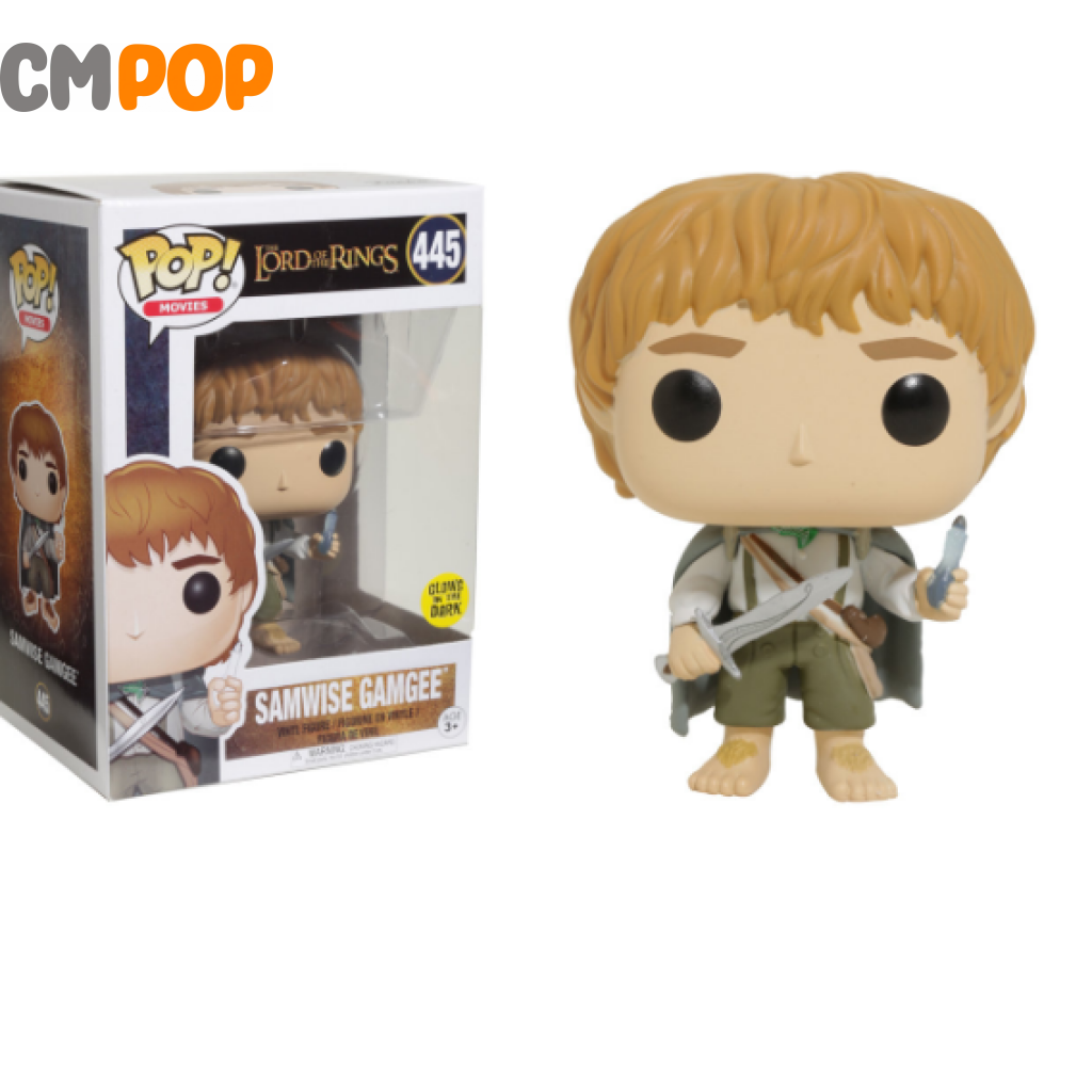 Samwise Gamgee (Gitd) - #445 Funko Pop! The Lord Of The Rings Movies Gitd Pop