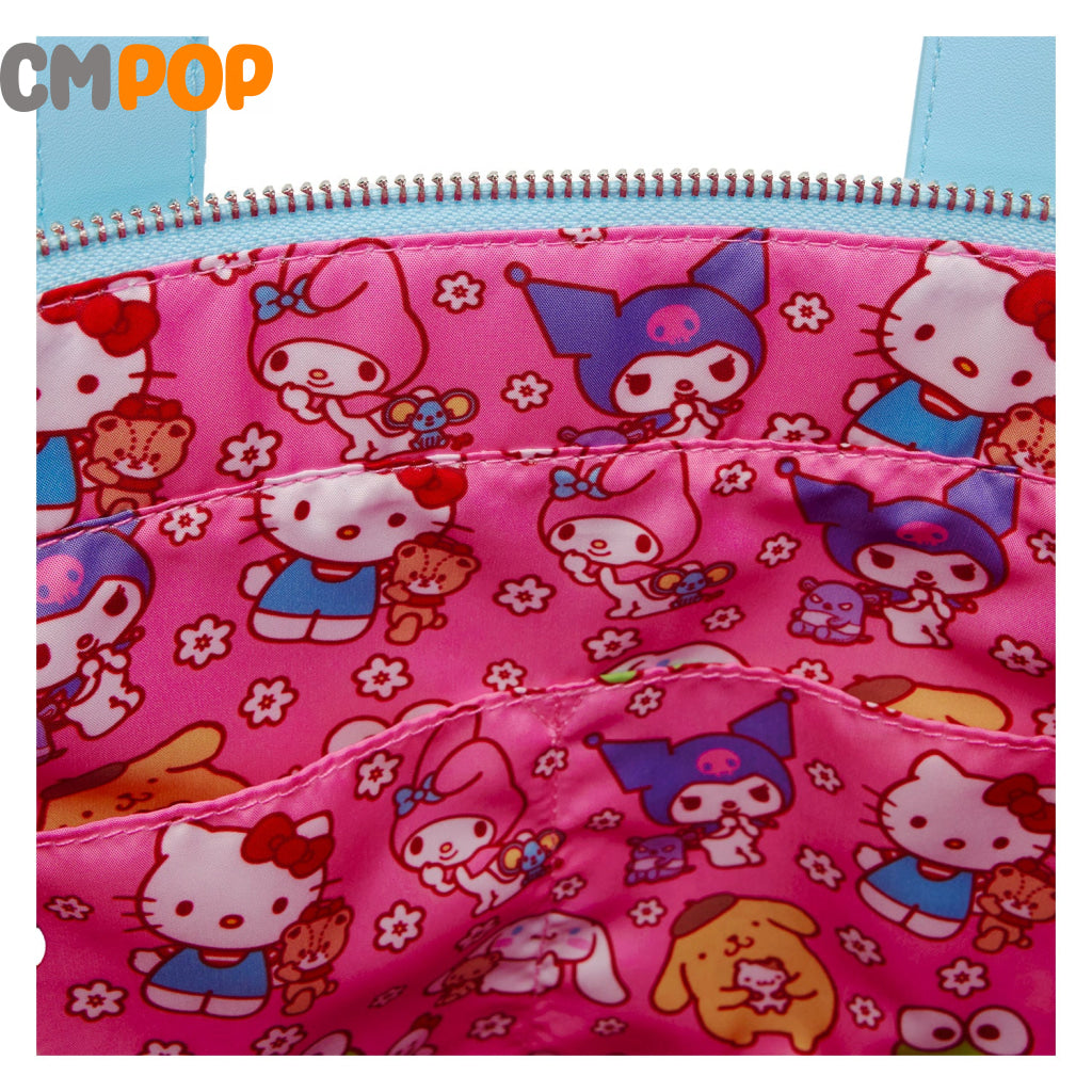 Sanrio Cinnamoroll Sherpa Tote Bag With Coin - Loungefly