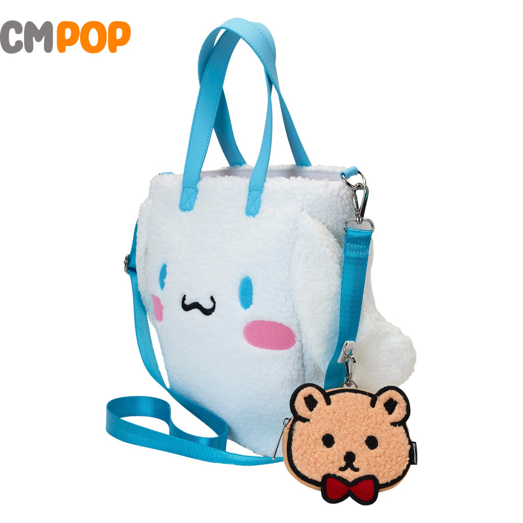 Sanrio Cinnamoroll Sherpa Tote Bag With Coin - Loungefly