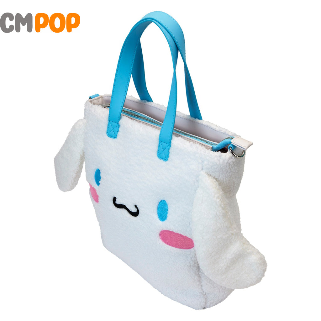 Sanrio Cinnamoroll Sherpa Tote Bag With Coin - Loungefly