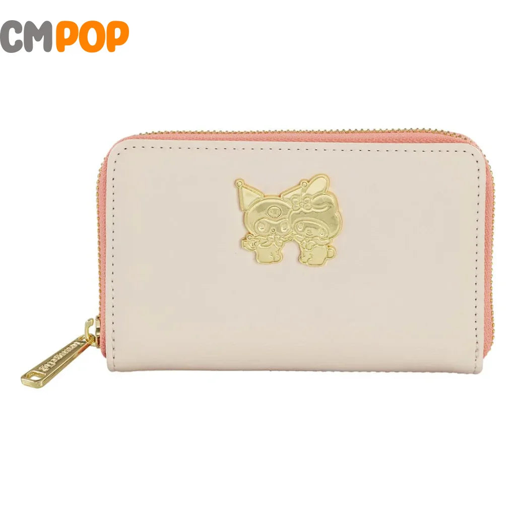 Sanrio Kuromi & My Melody Skulls And Flowers Wallet - Loungefly