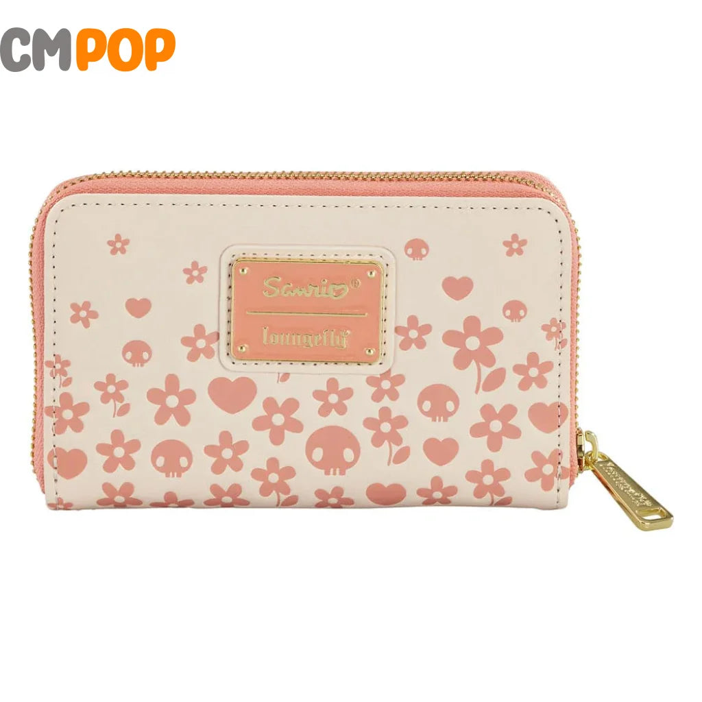 Sanrio Kuromi & My Melody Skulls And Flowers Wallet - Loungefly
