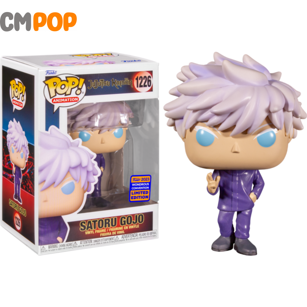 Satoru Gojo - #1226 Funko Pop! Jujutsu Kaisen Animation Wonderous Convention 2023 Exclusive Pop