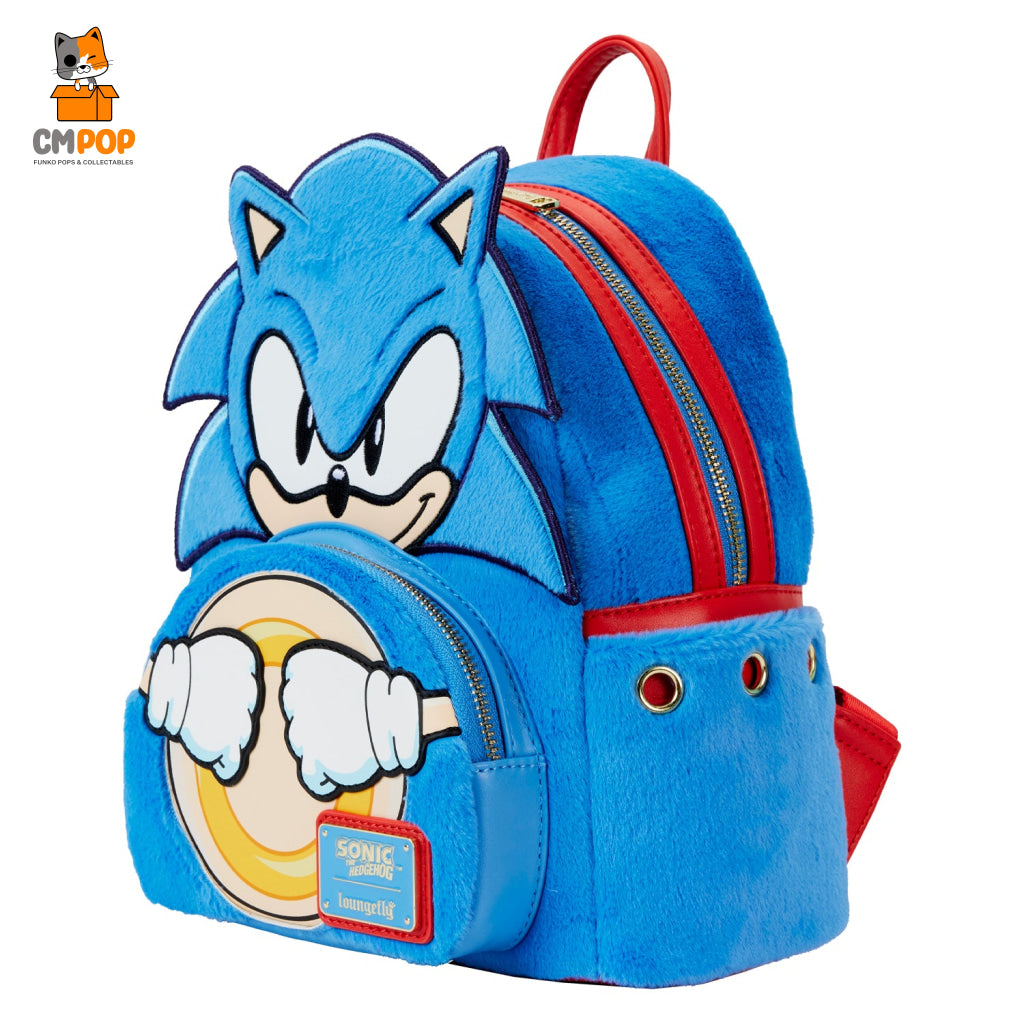 Sega Sonic The Hedgehog Classic Cosplay Mini Backpack - Loungefly