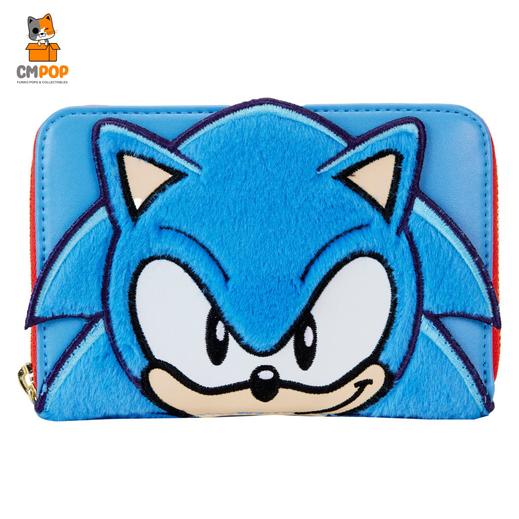 Sega Sonic The Hedgehog Classic Cozplay Zip Around Wallet - Loungefly