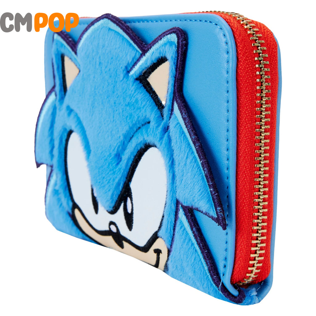 Sega Sonic The Hedgehog Classic Cozplay Zip Around Wallet - Loungefly